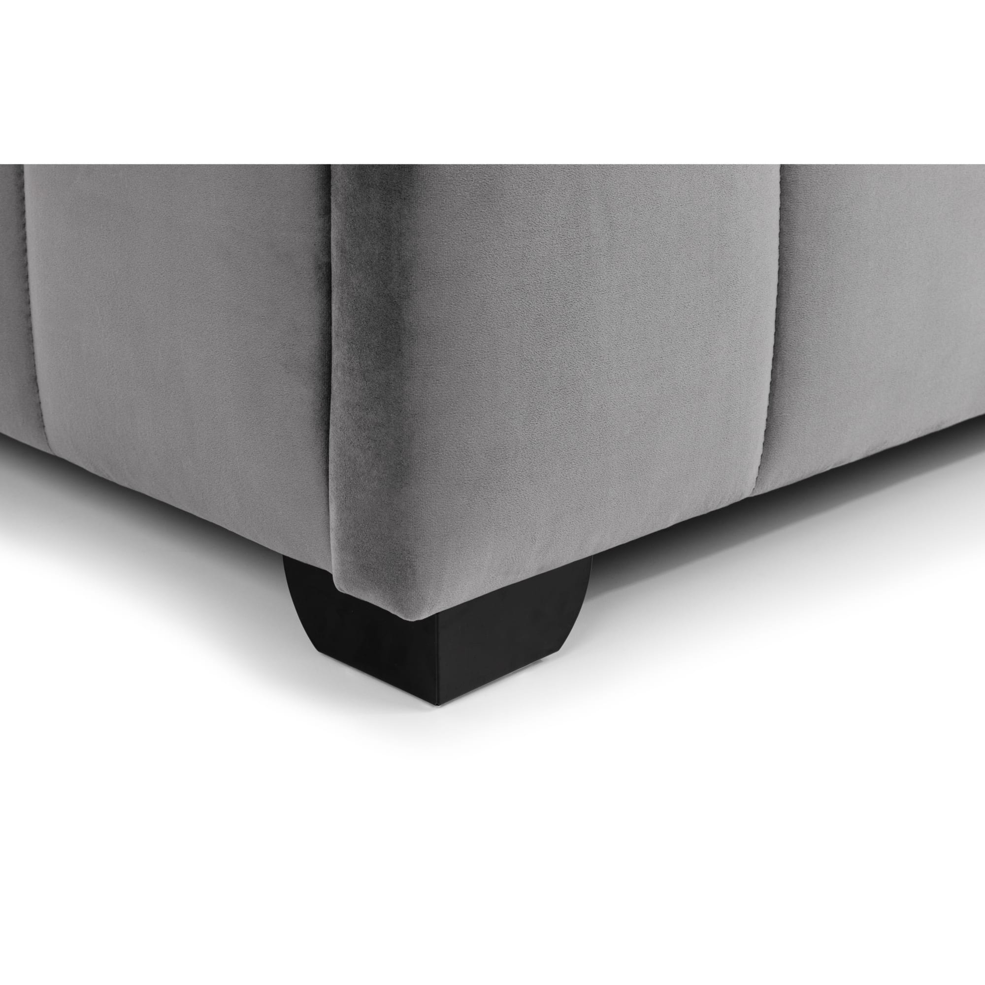 Gatsby 150cm King Bed - Light Grey