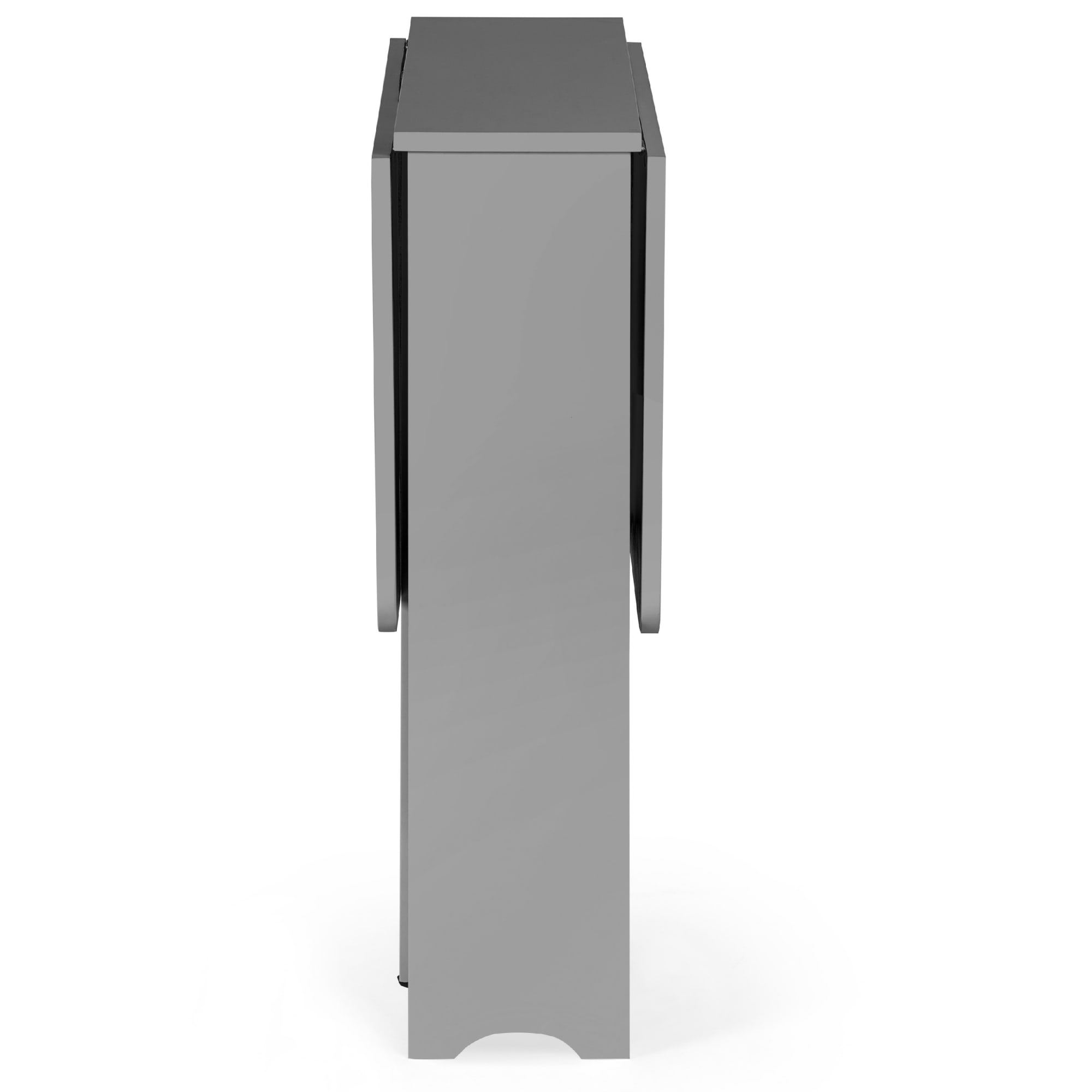 Gatan Small Gateleg Table With 2 Chairs - Grey