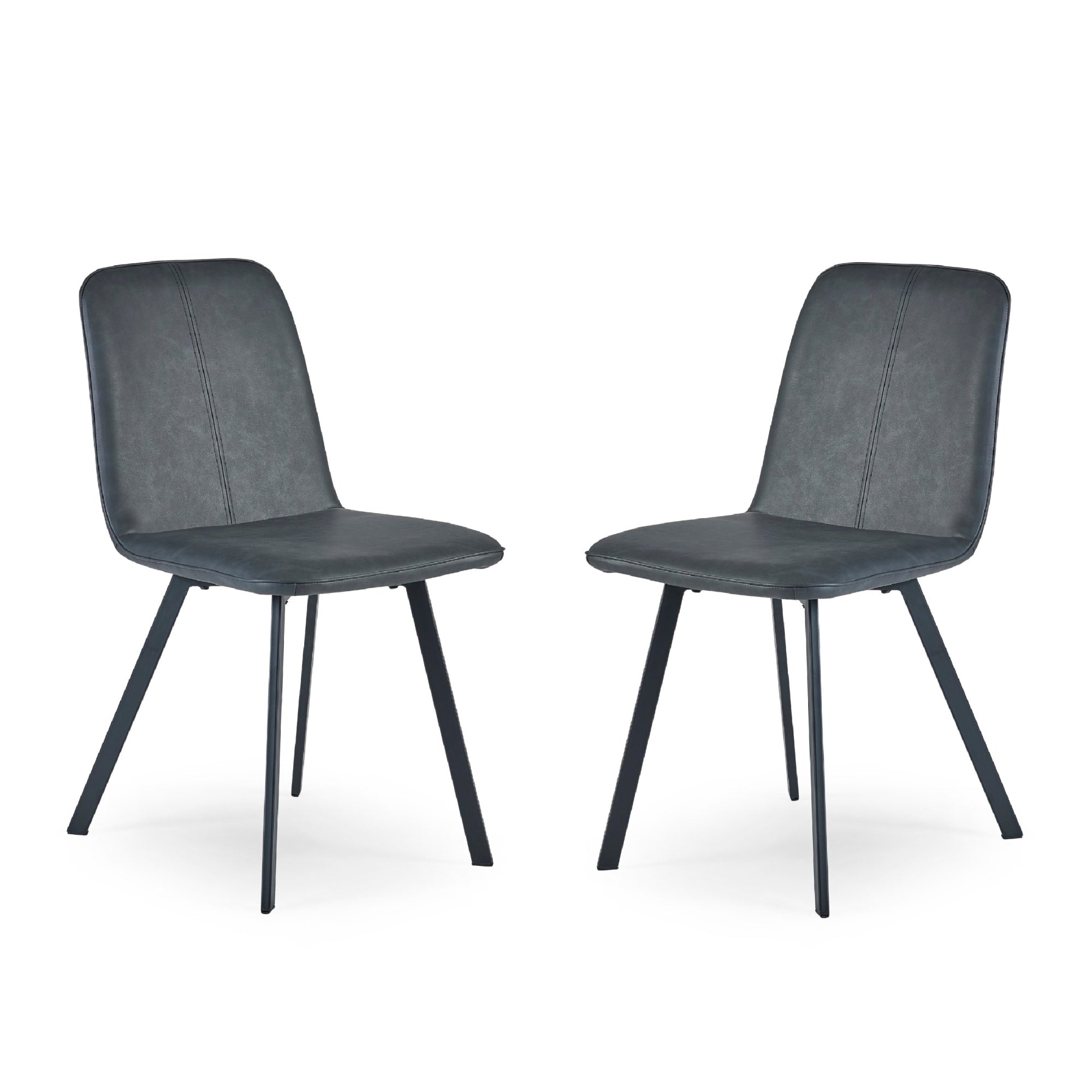 Set Of 2 Goya Chairs Antique Black