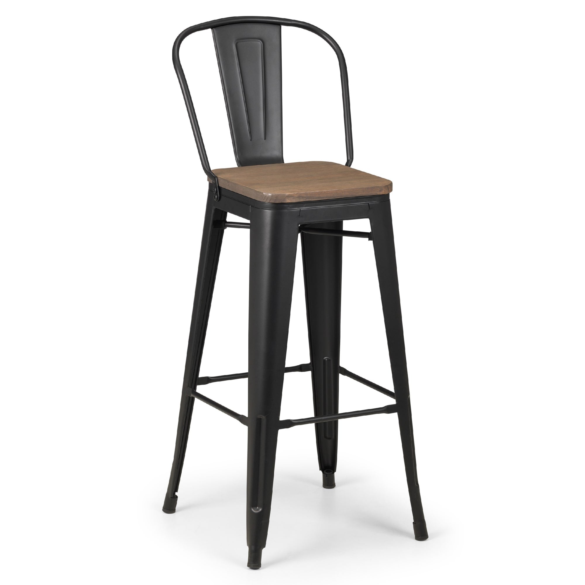 Set Of 2 Grafton Metal Bar Stools
