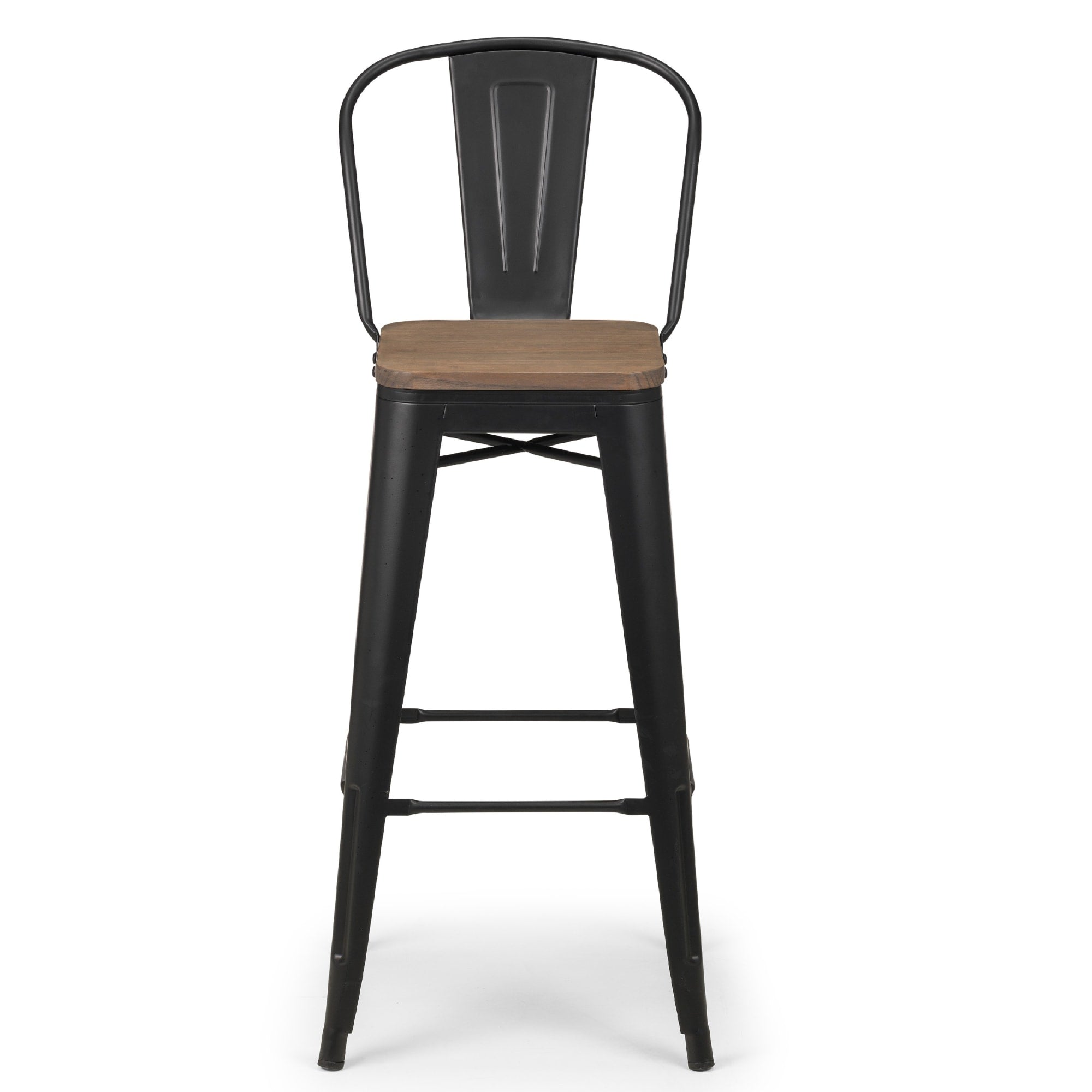 Set Of 2 Grafton Metal Bar Stools