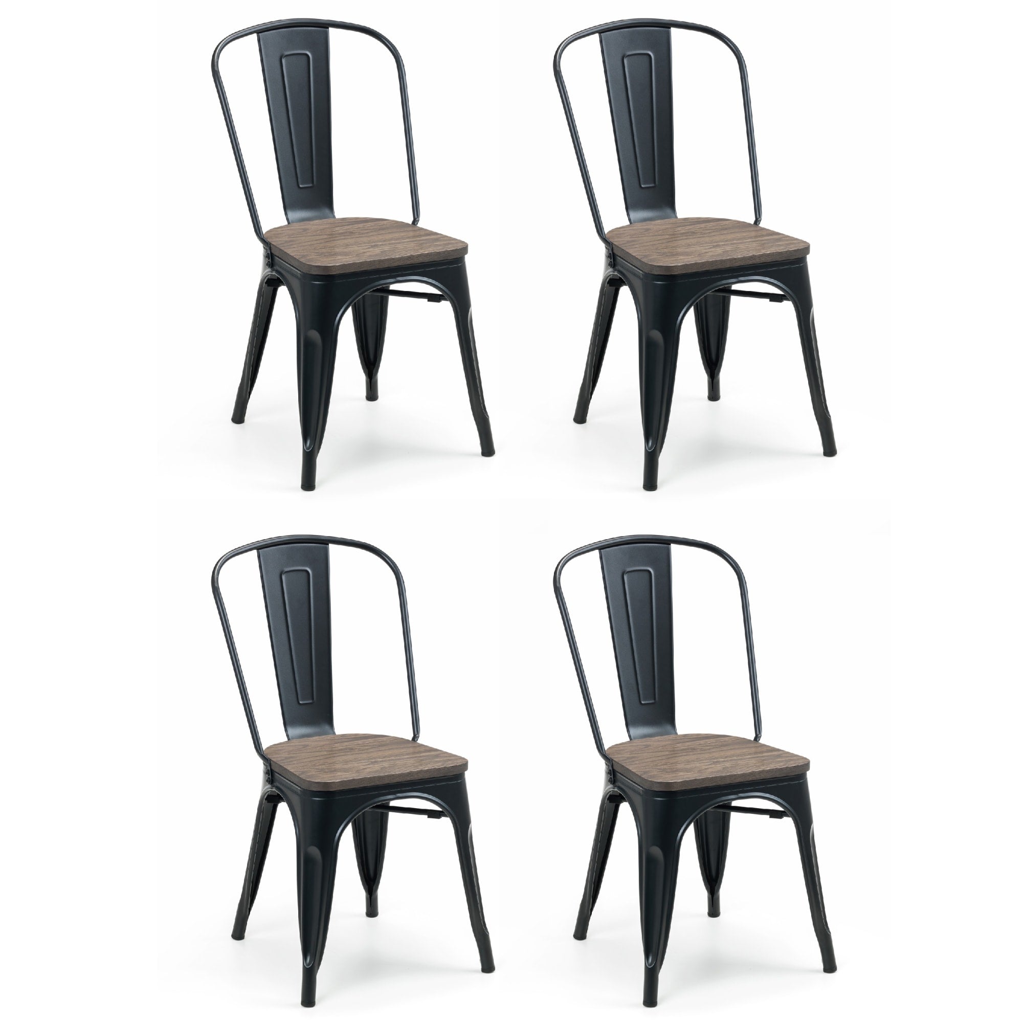 Set Of 4 Grafton Metal Chairs