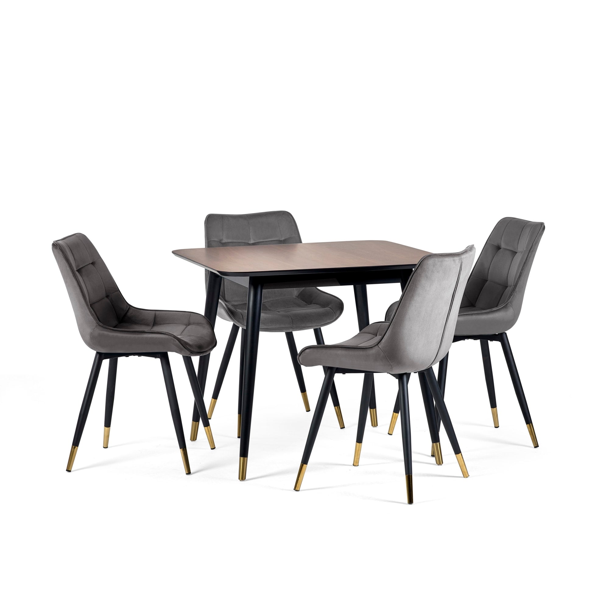 Set Of 2 Hadid Dining Chairs - Grey