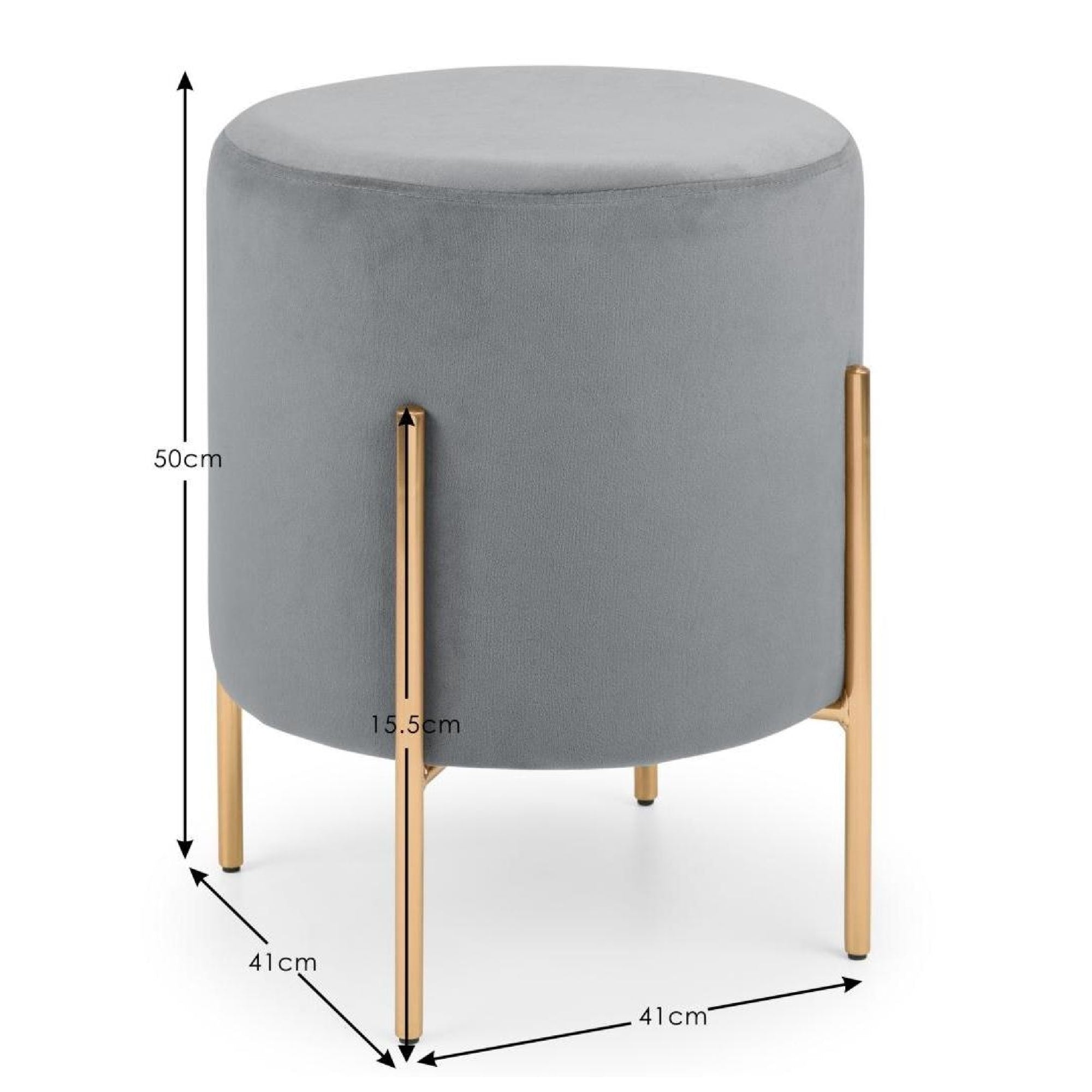 Harrogate Stool - Grey