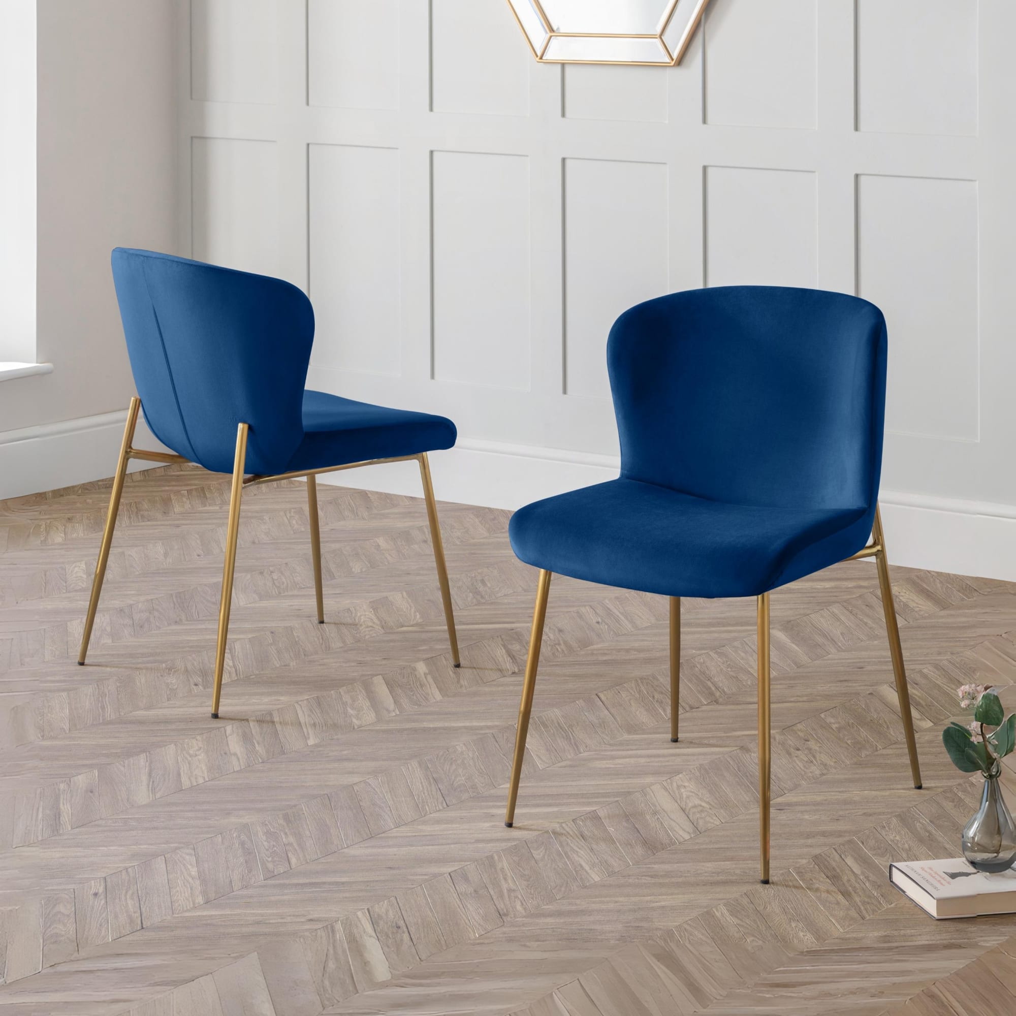Set Of 2 Harper Dining Chairs - Blue