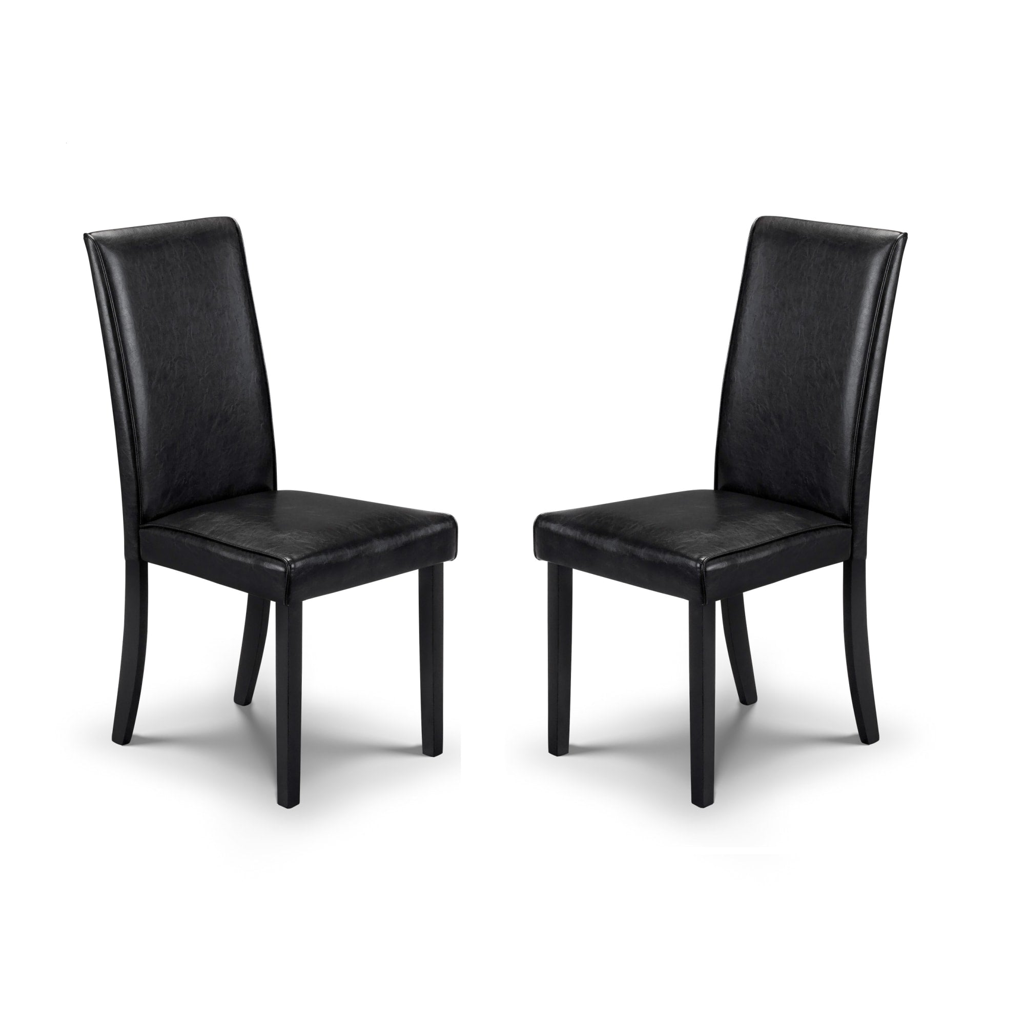 Set Of 2 Hudson Black Dining Chairs