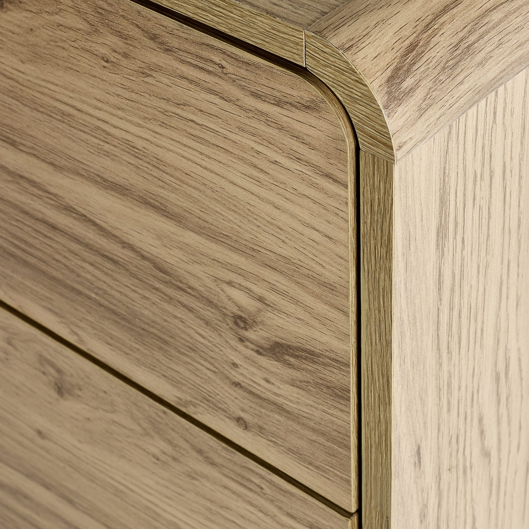 Ingrid 5 Drawer Chest Oak