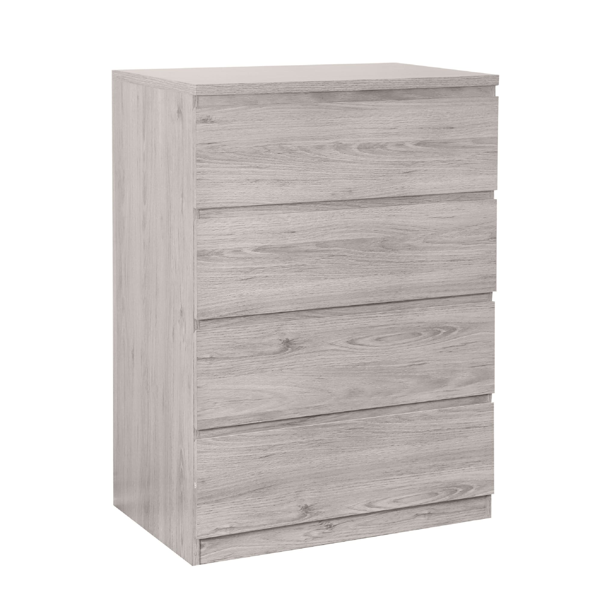 Jupiter 4 Drawer Chest- Grey Oak