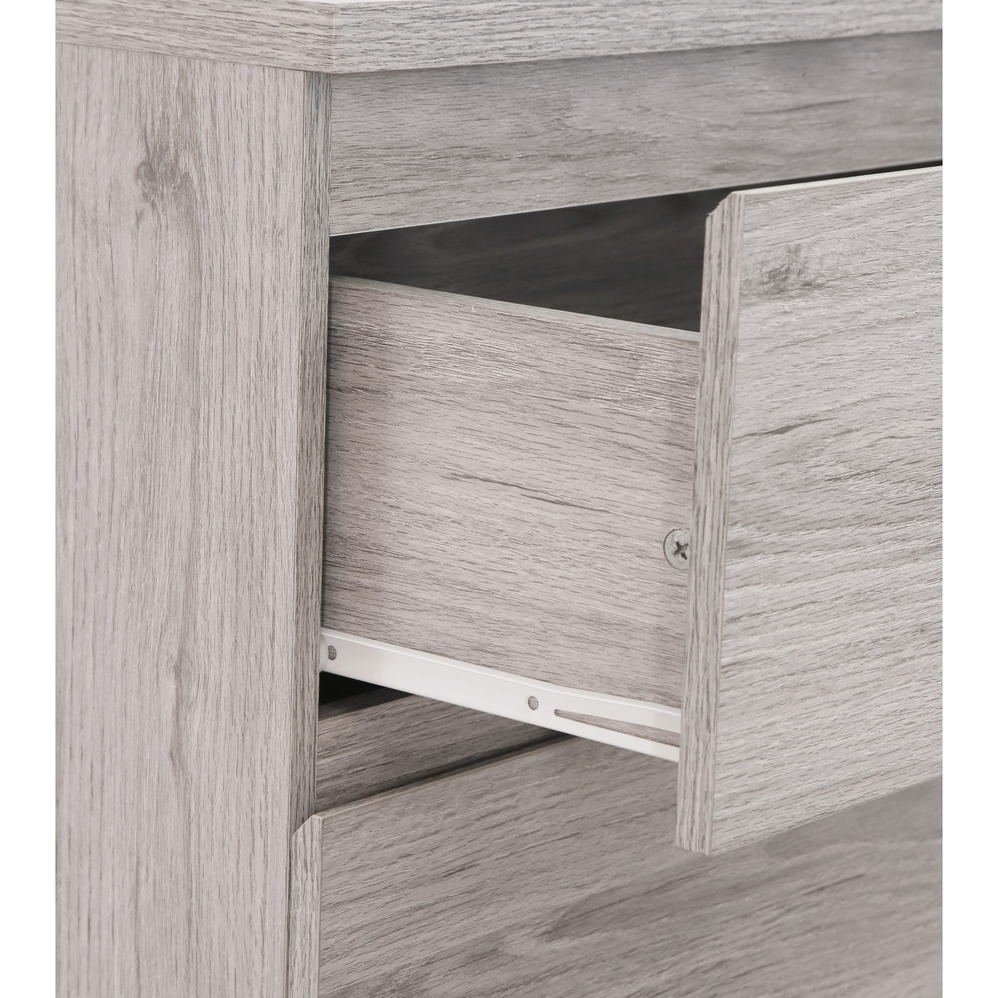 Jupiter 4 Drawer Chest- Grey Oak
