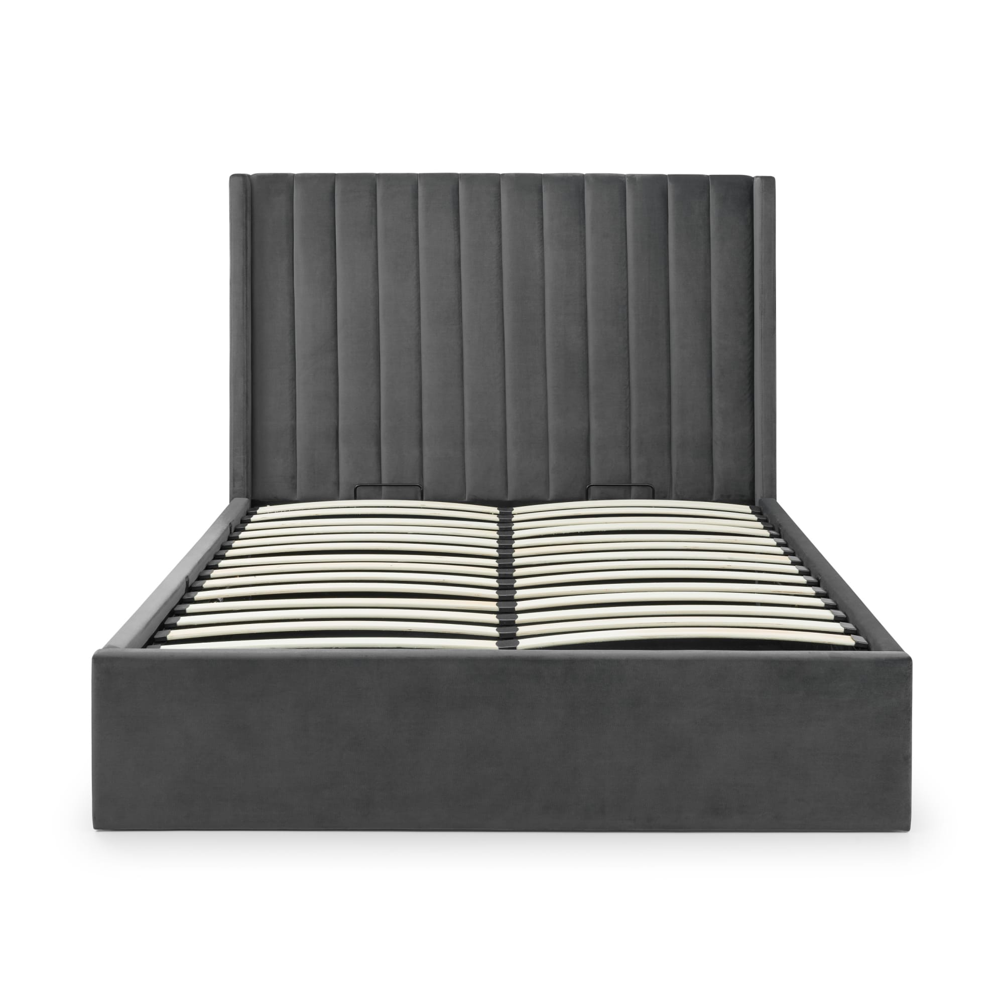 Langham Ottoman Storage 150cm King Bed - Grey