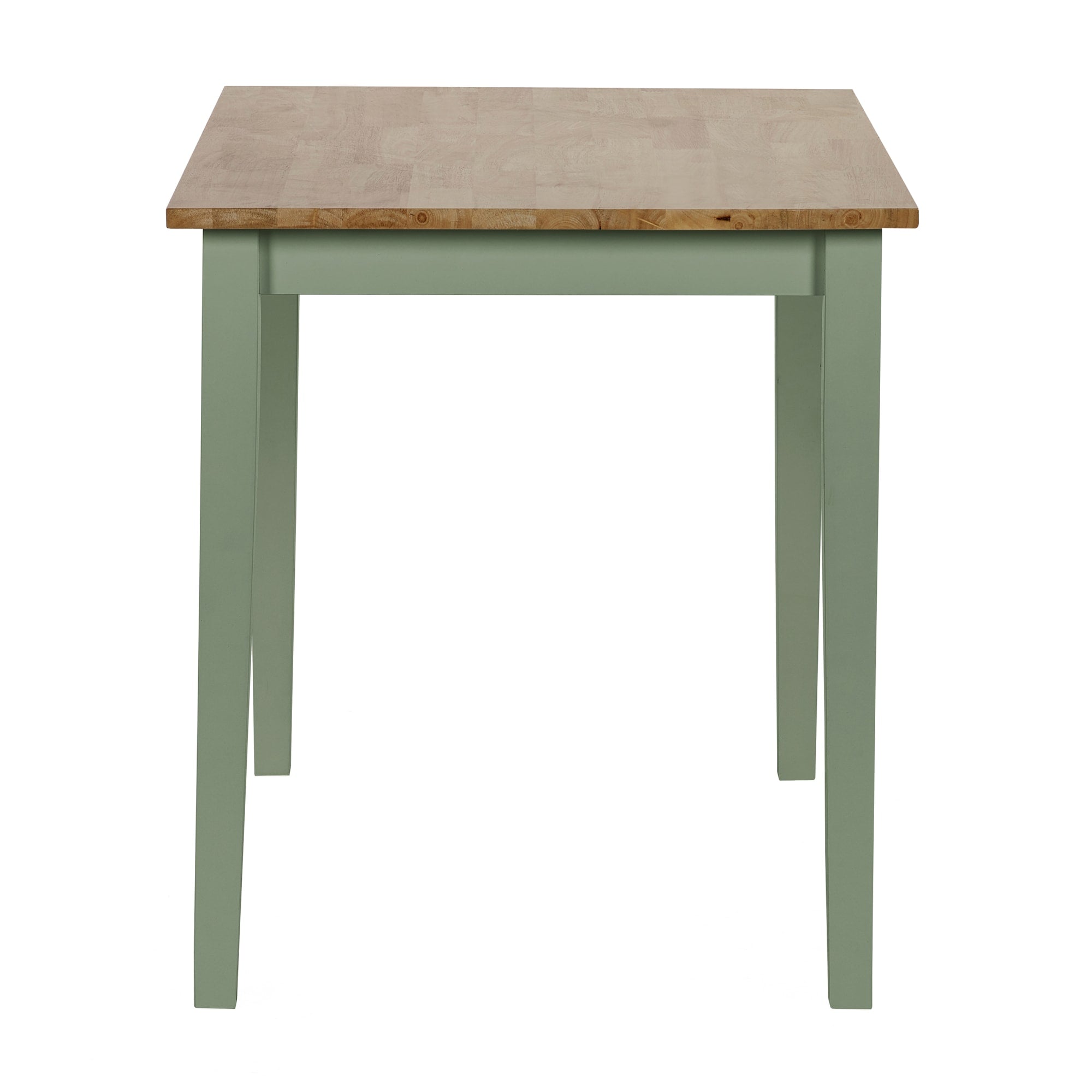 Linwood Sage Green and Natural 114cm Small Rectangular Dining Table