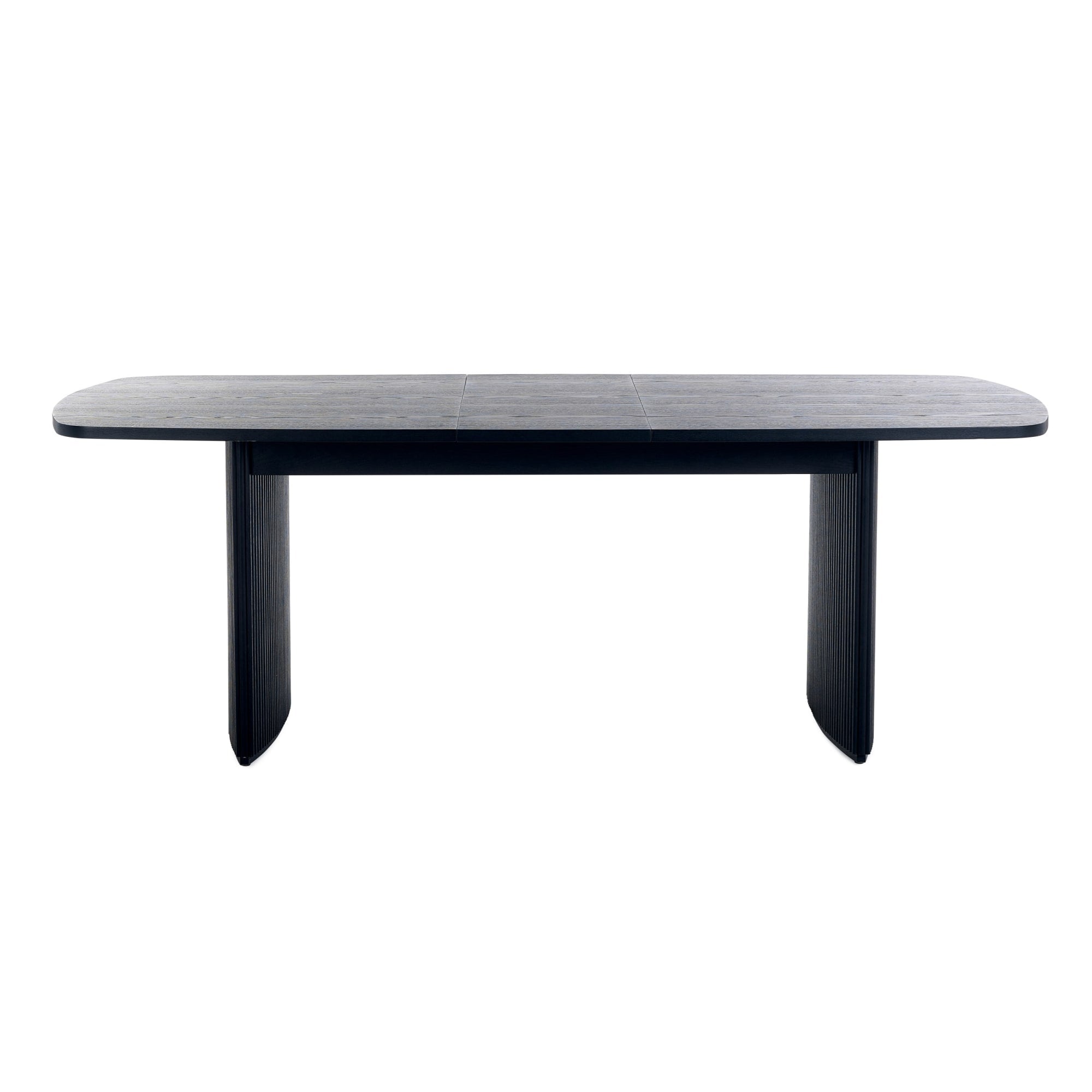 Louis Fluted Extending Dining Table - Black