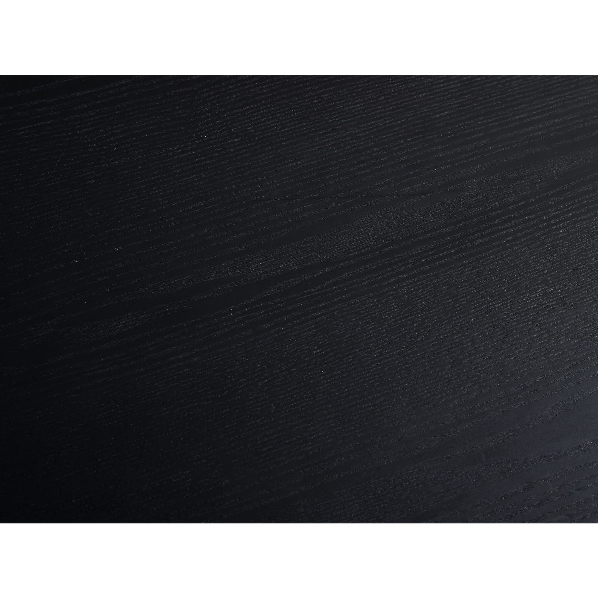 Louis Fluted Round Coffee Table - Black