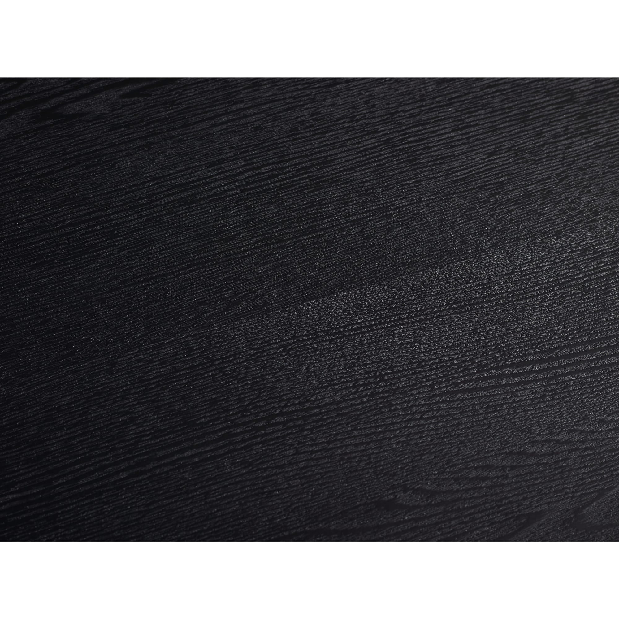 Louis Fluted Compact Coffee Table - Black