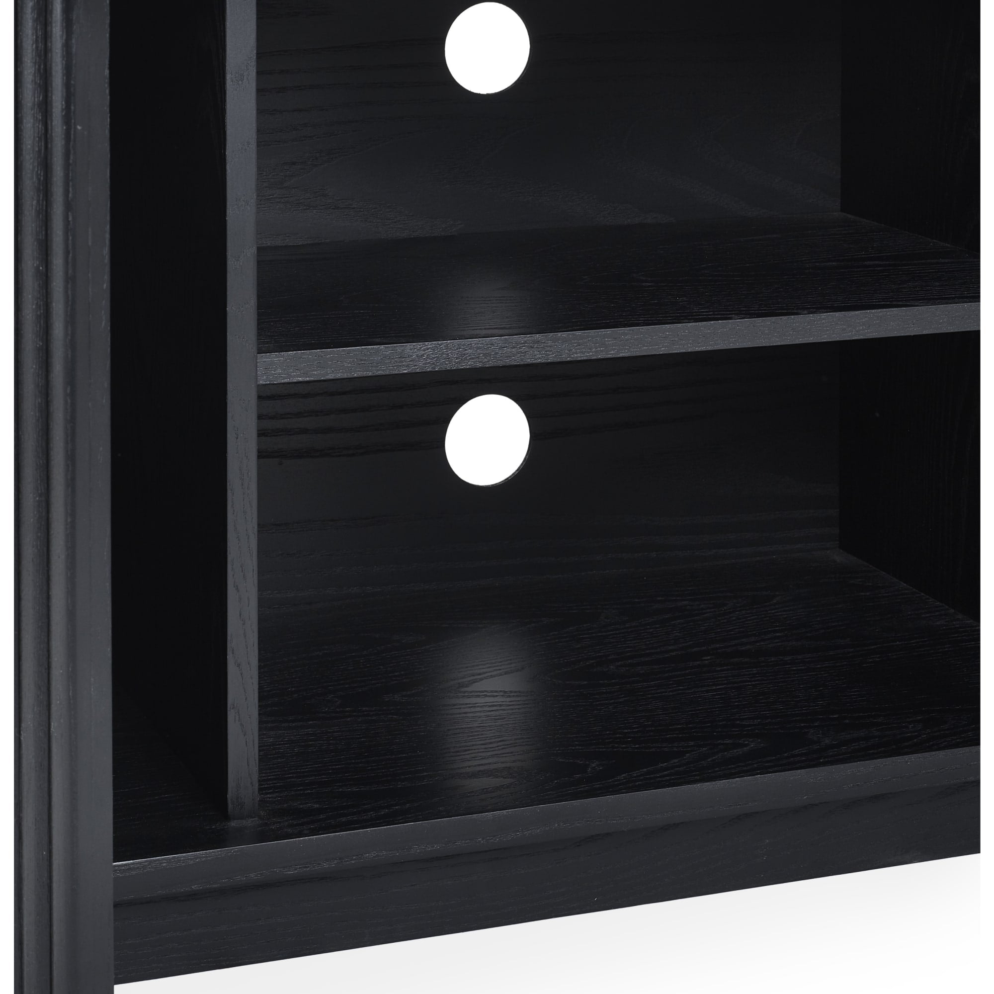 Louis Fluted Tv Unit - Black