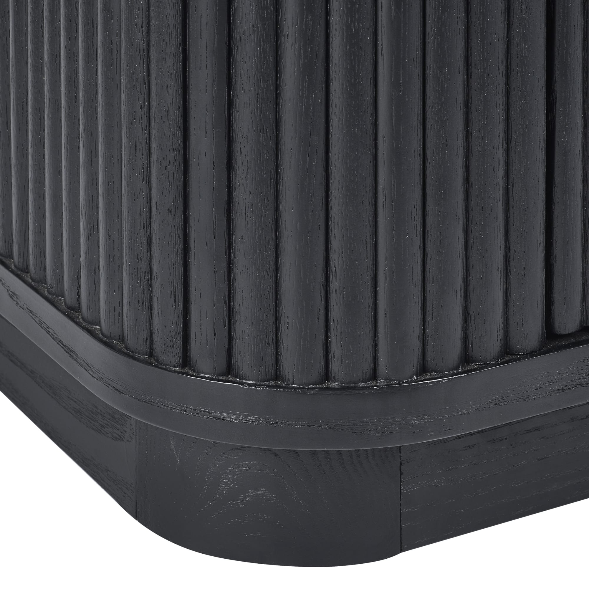 Louis Fluted Sideboard - Black