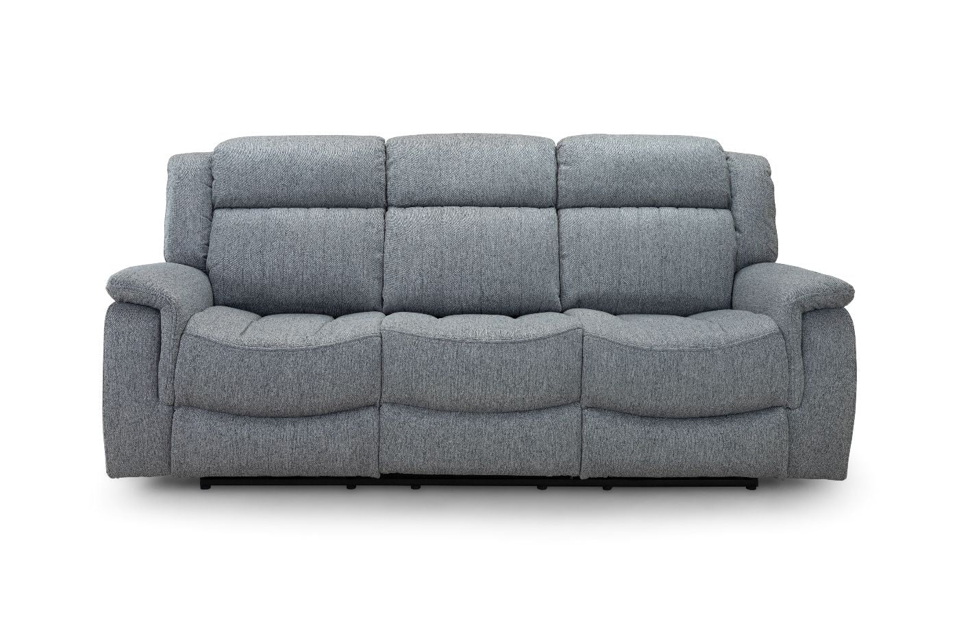 Linden Electric Recliner Sofa Grey 3 Seater