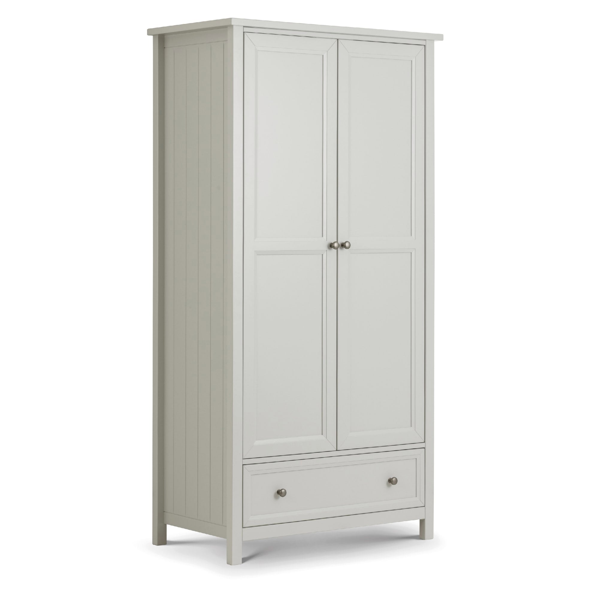 Maine 2 Door Combination Wardrobe - Dove Grey