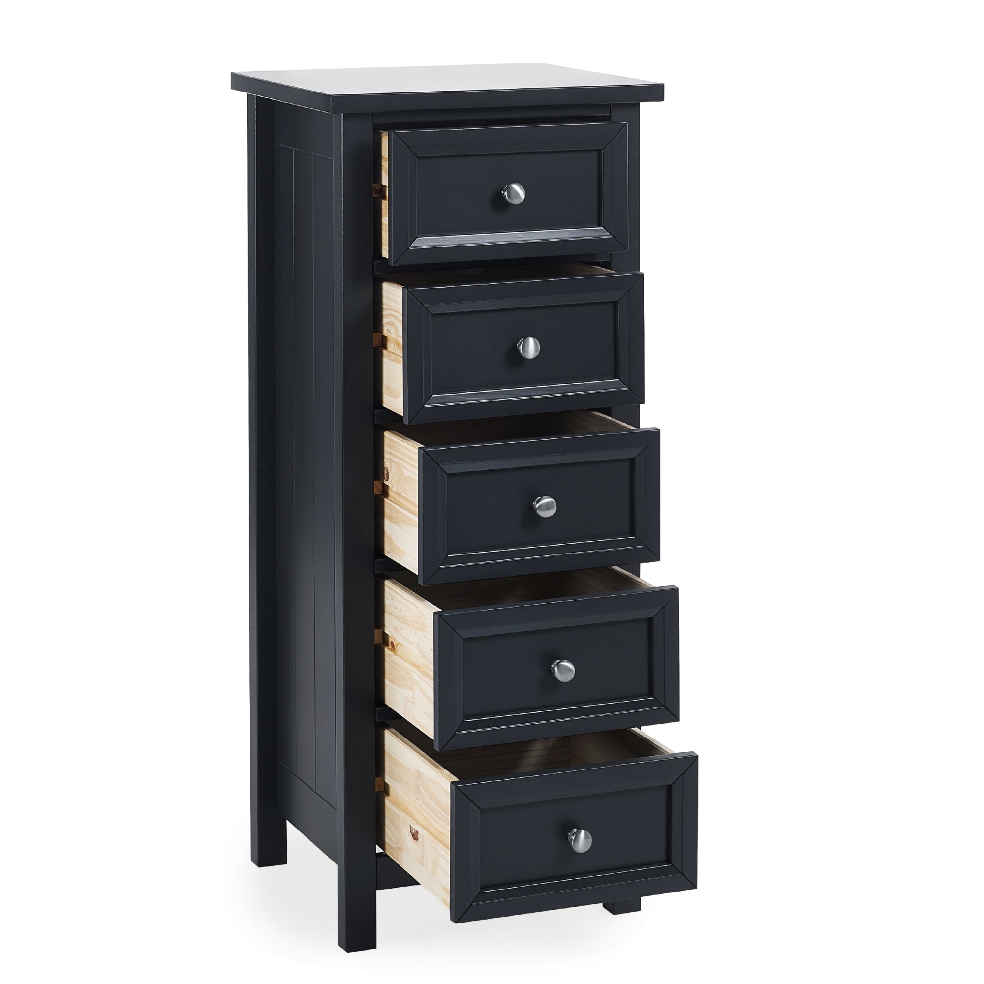Maine 5 Drawer Tall Chest - Anthracite