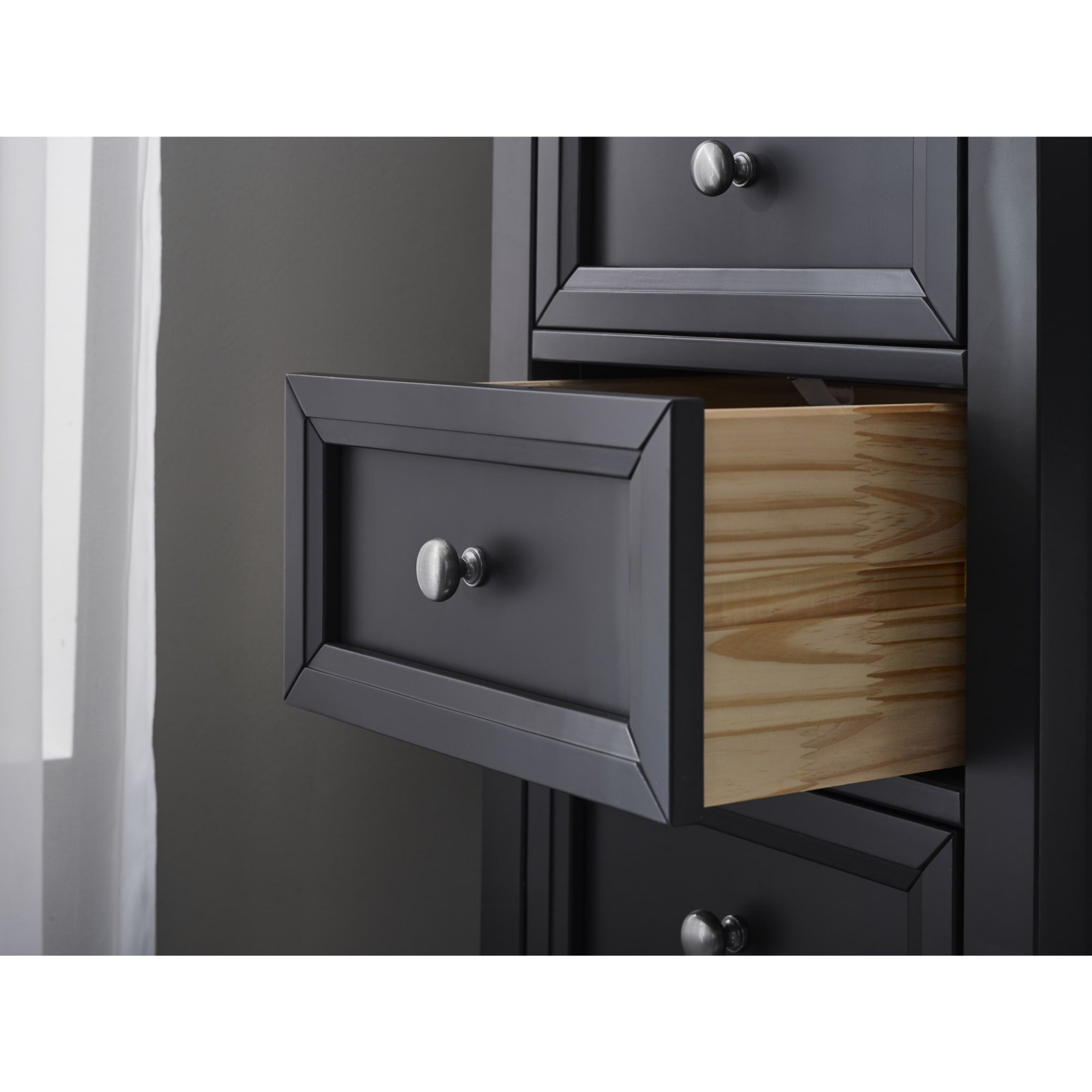Maine 5 Drawer Tall Chest - Anthracite