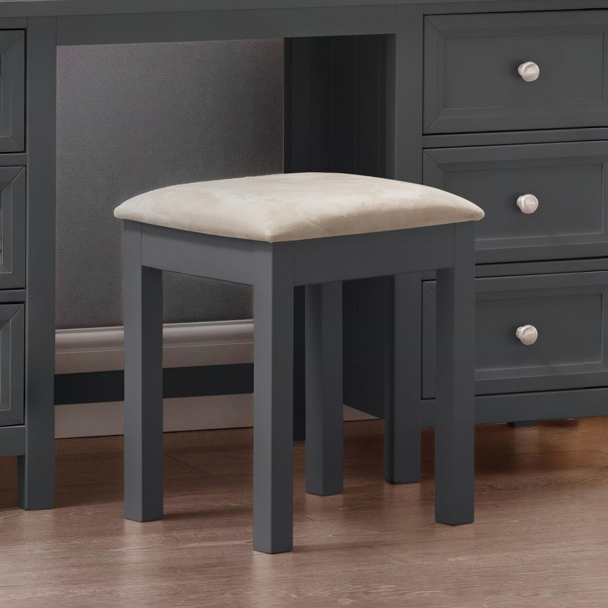 Maine Dressing Stool - Anthracite