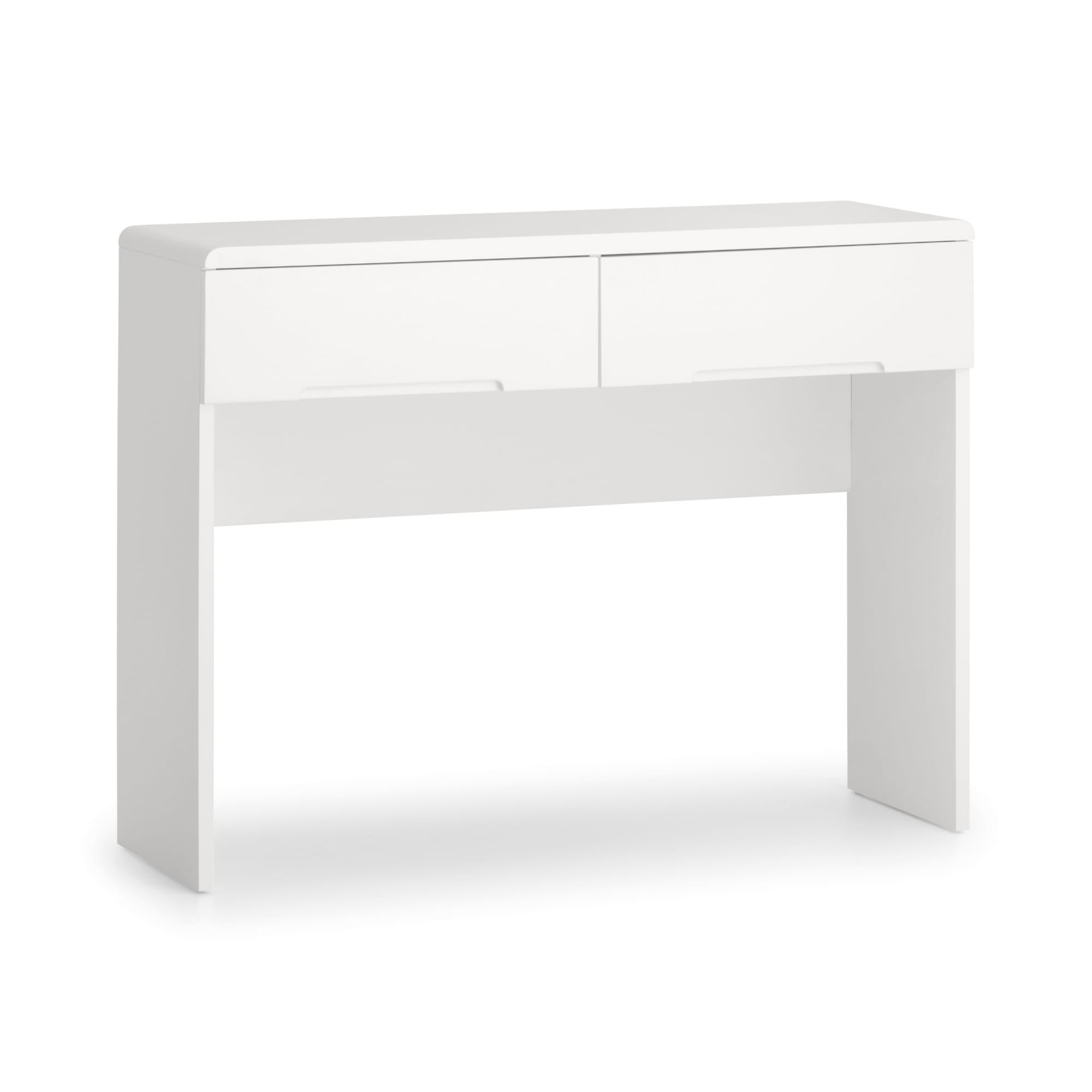 Manhattan Dressing Table With 2 Drawers - White