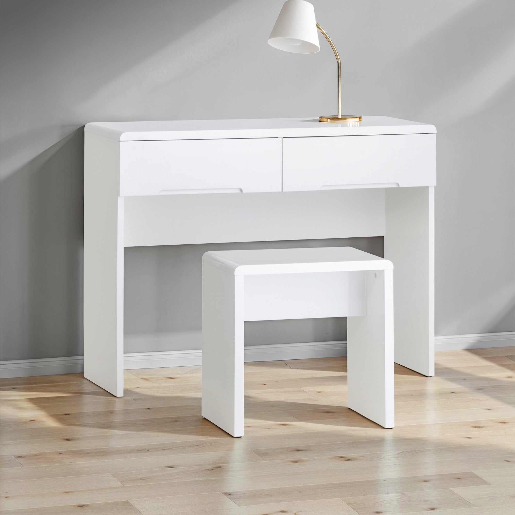 Manhattan Dressing Stool - White