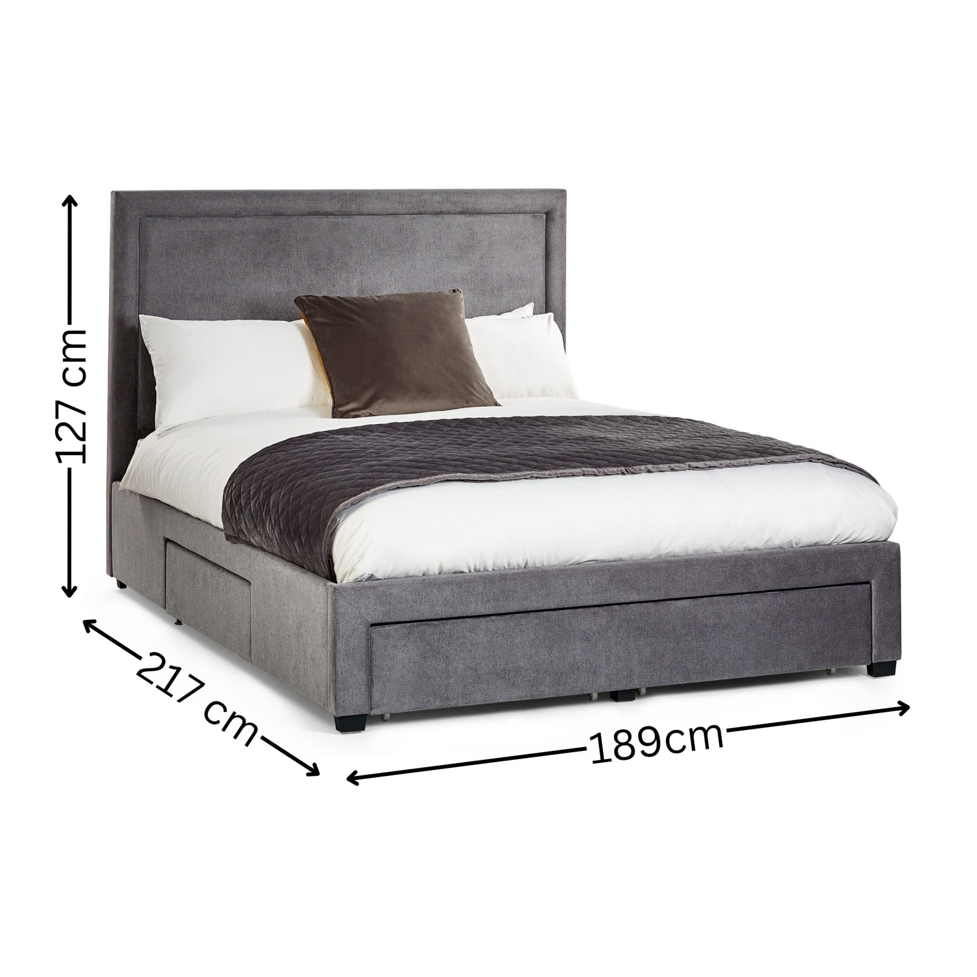 Mayfair 180cm Super King 4 Drawer Storage Bed
