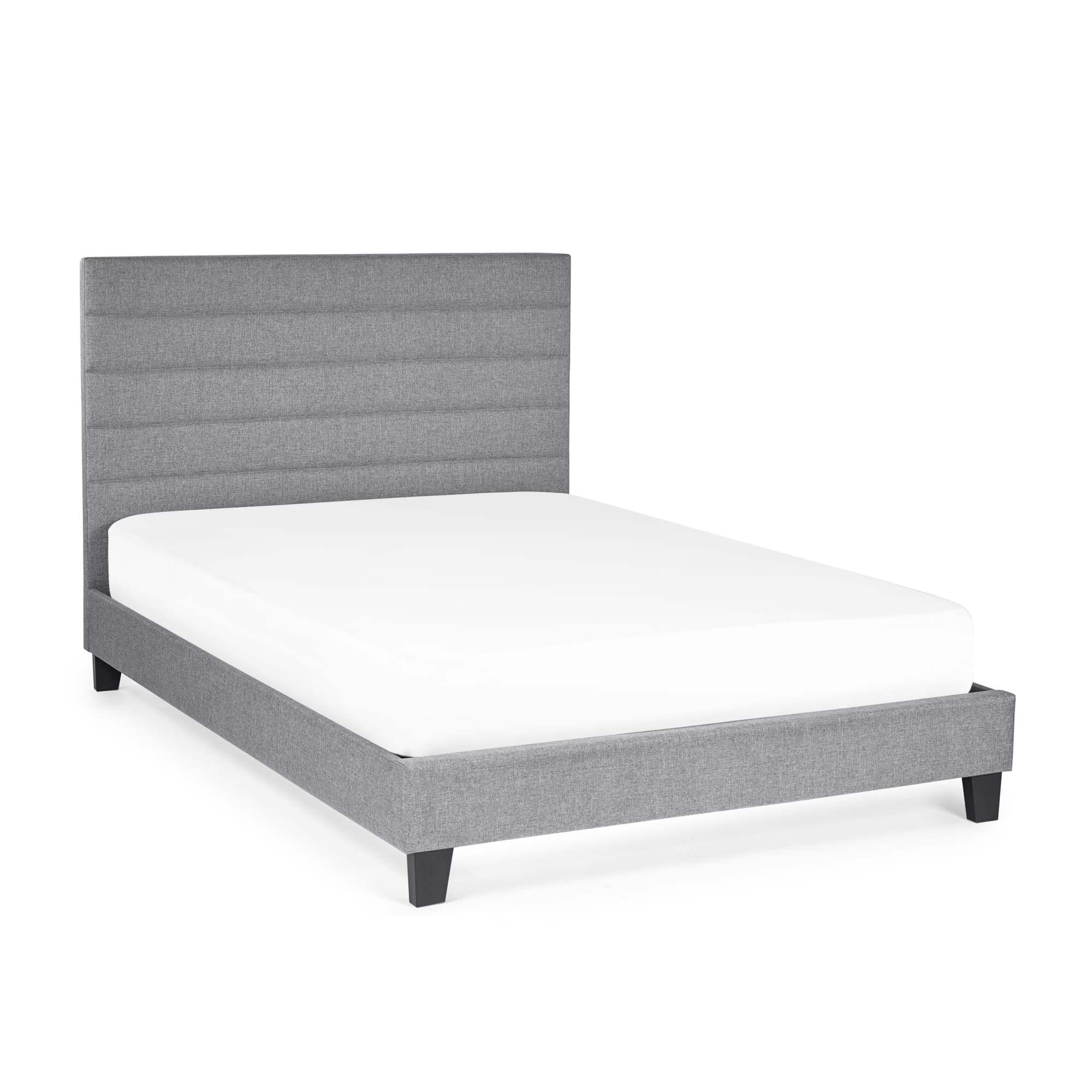 Merida 150cm King Bed - Grey