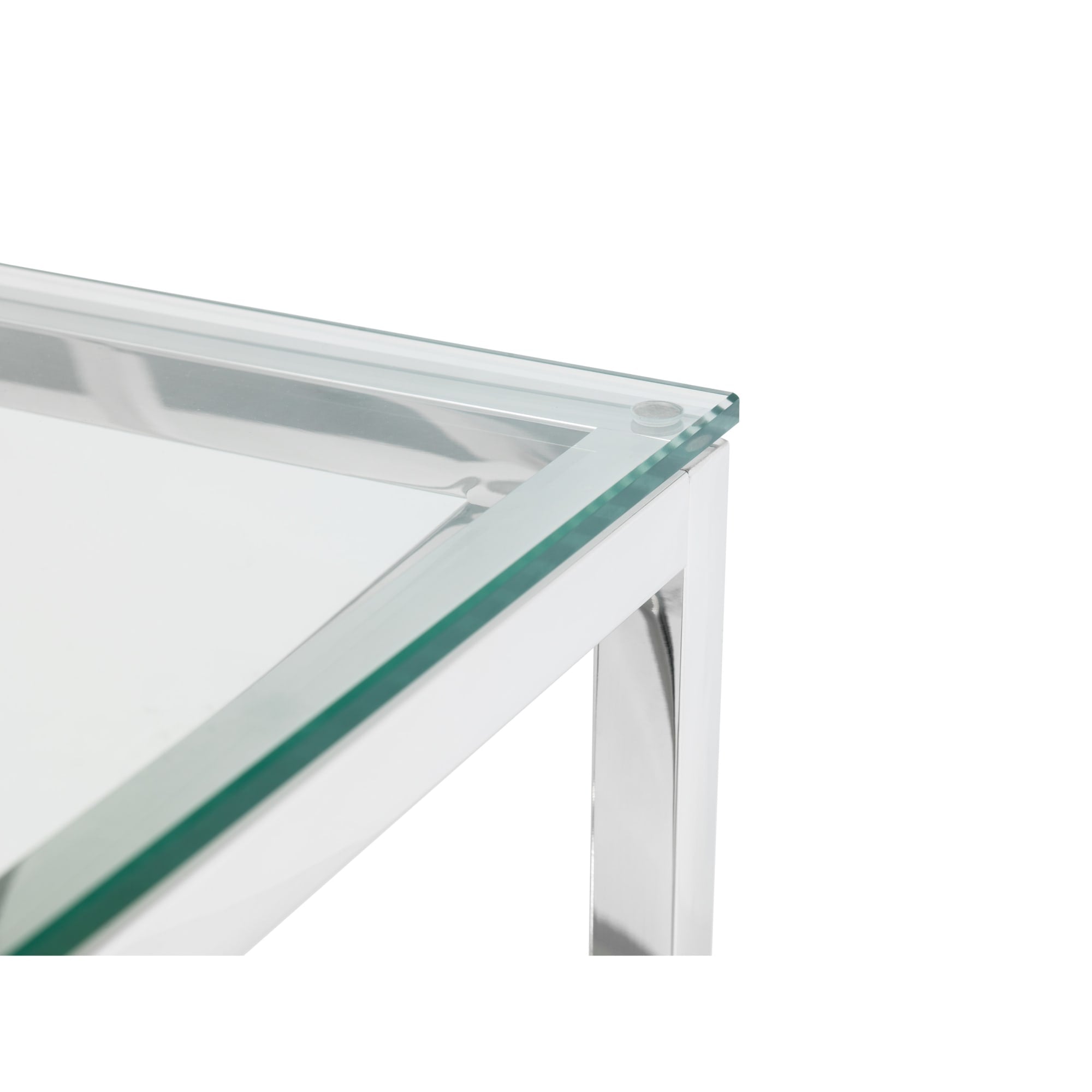 Miami Lamp Table - Silver