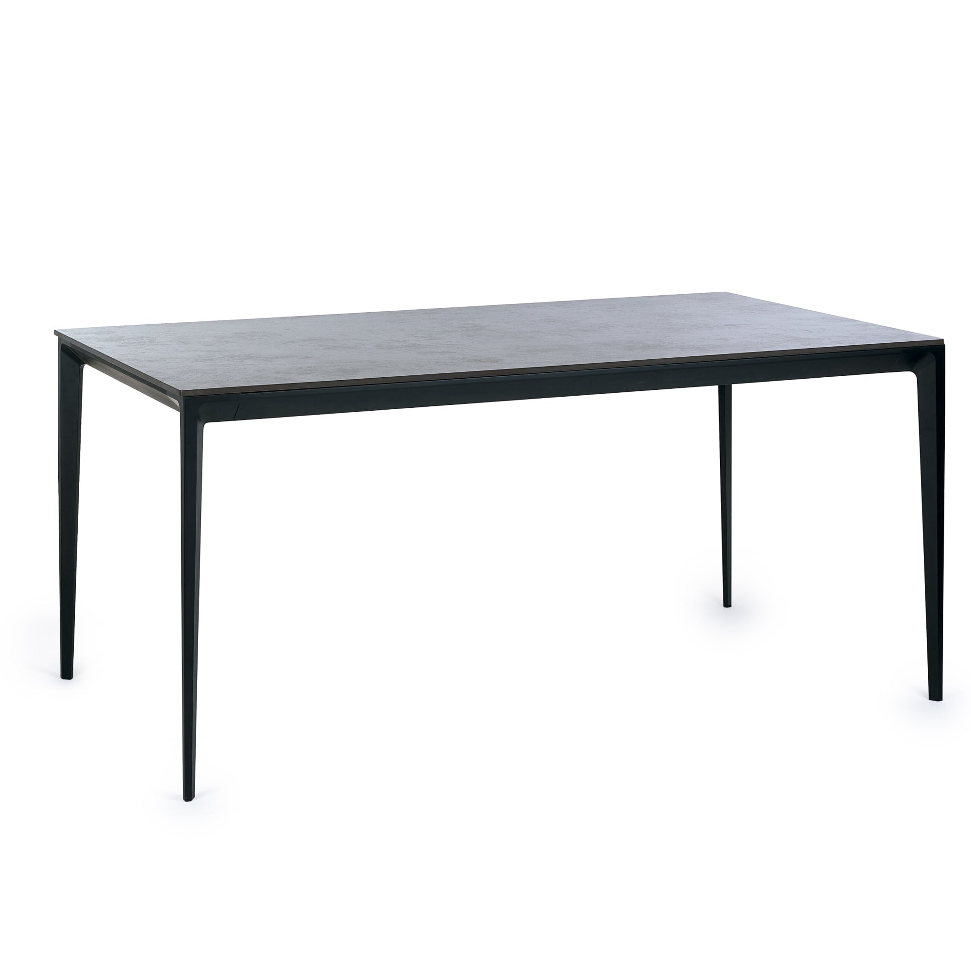 Miami Rectangular Stone Top Dining Table - Slate Grey