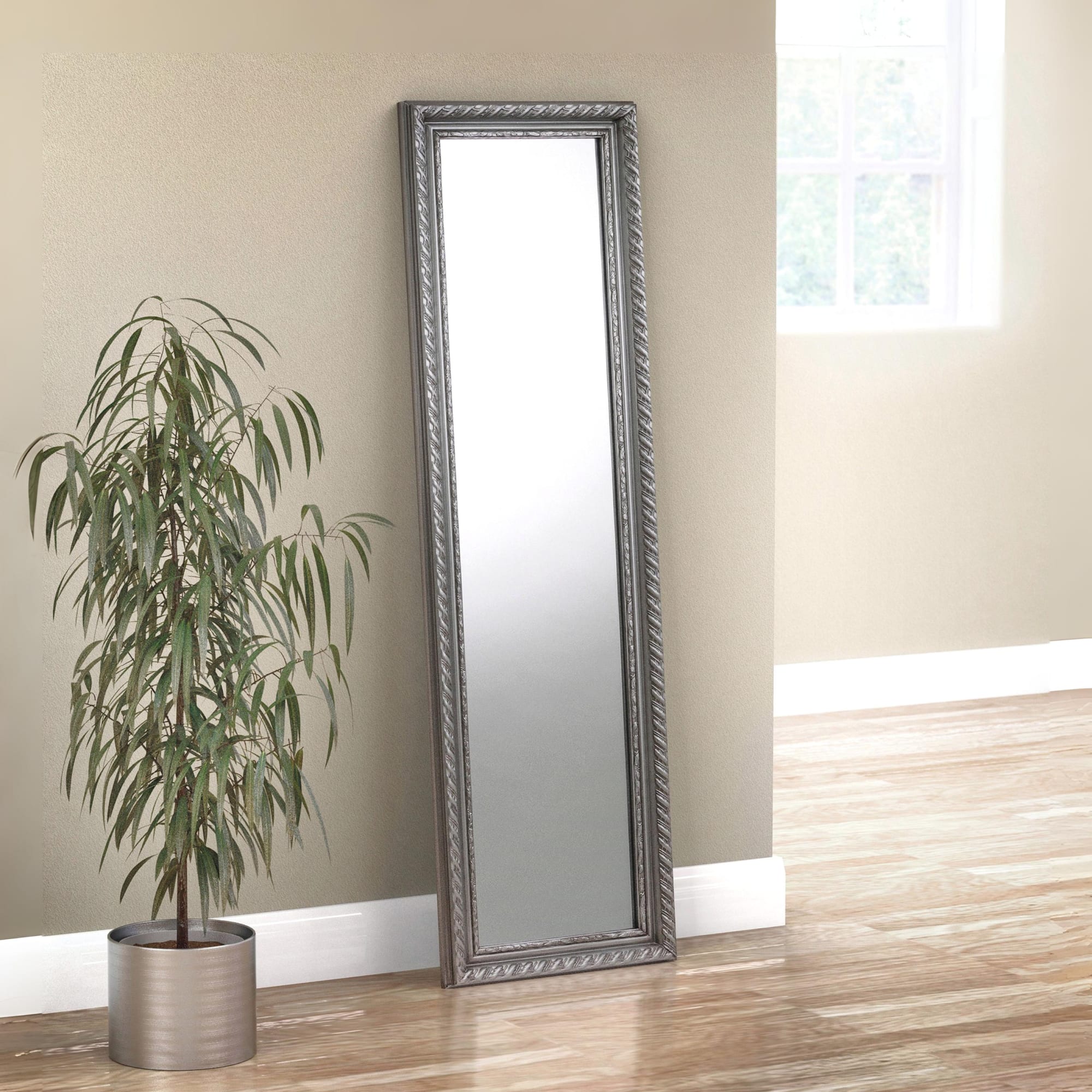 Allegro Dress Mirror - Pewter