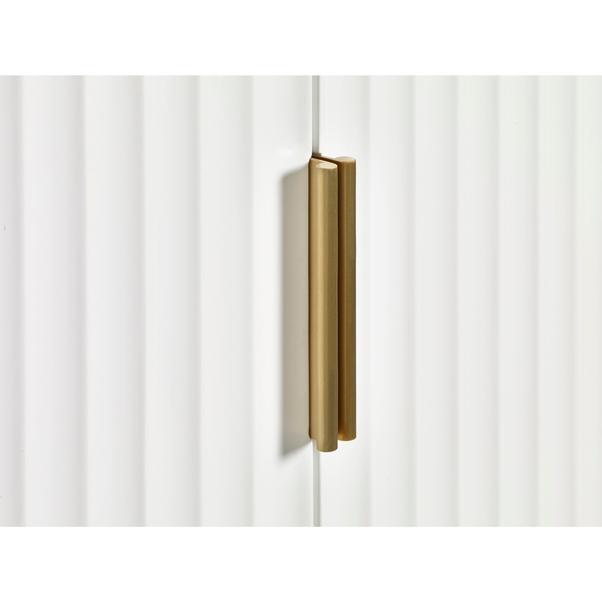 Murano 2 Door 1 Drawer Wardrobe - Matt White