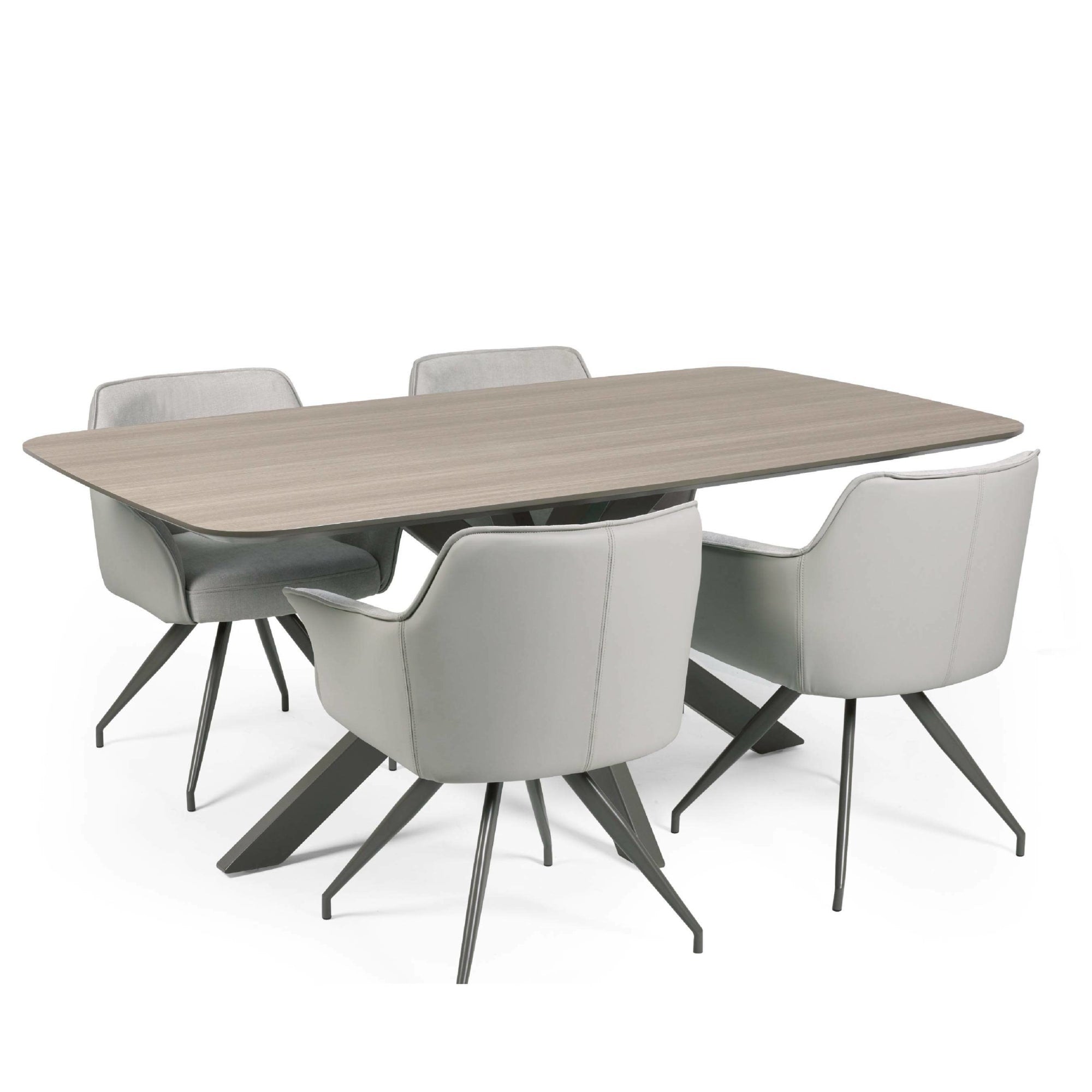 Noah Taupe Rectangular Dining Table