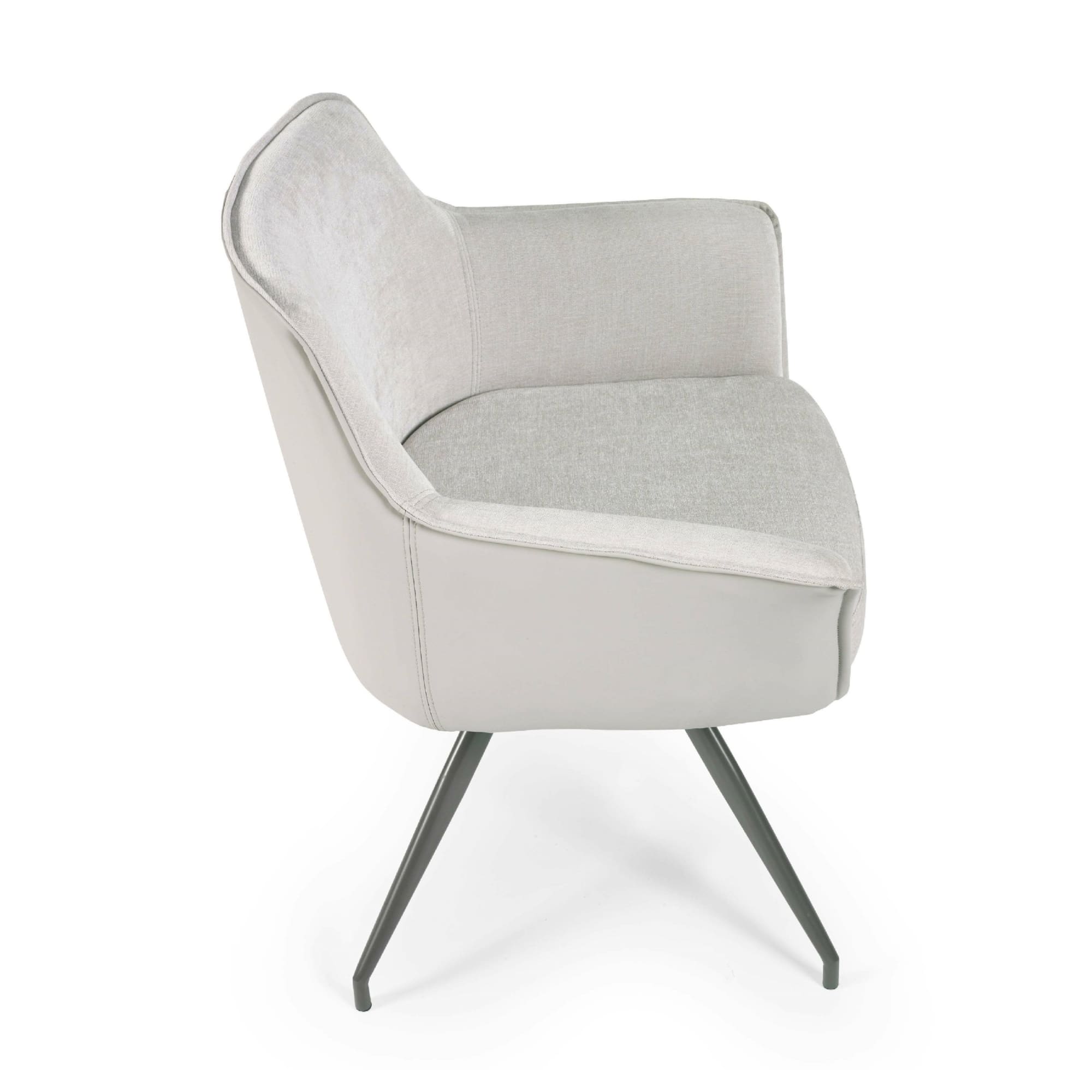 Noah Ivory Fabric Dining Chair