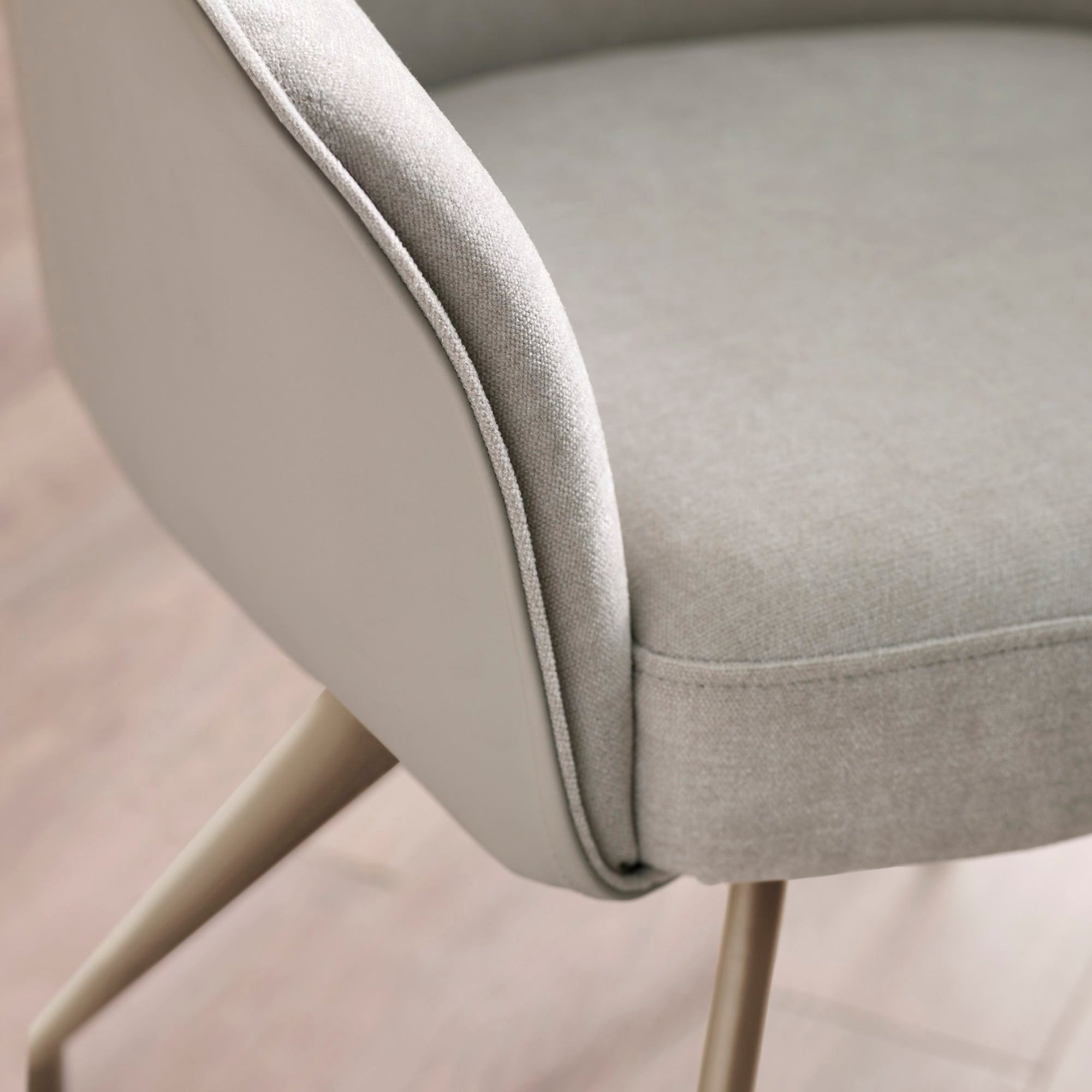 Noah Ivory Fabric Dining Chair