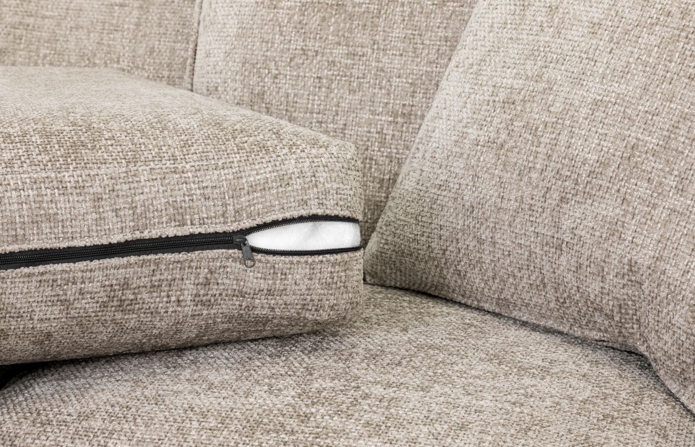 Nebraska Sofa Stone 3 Seater
