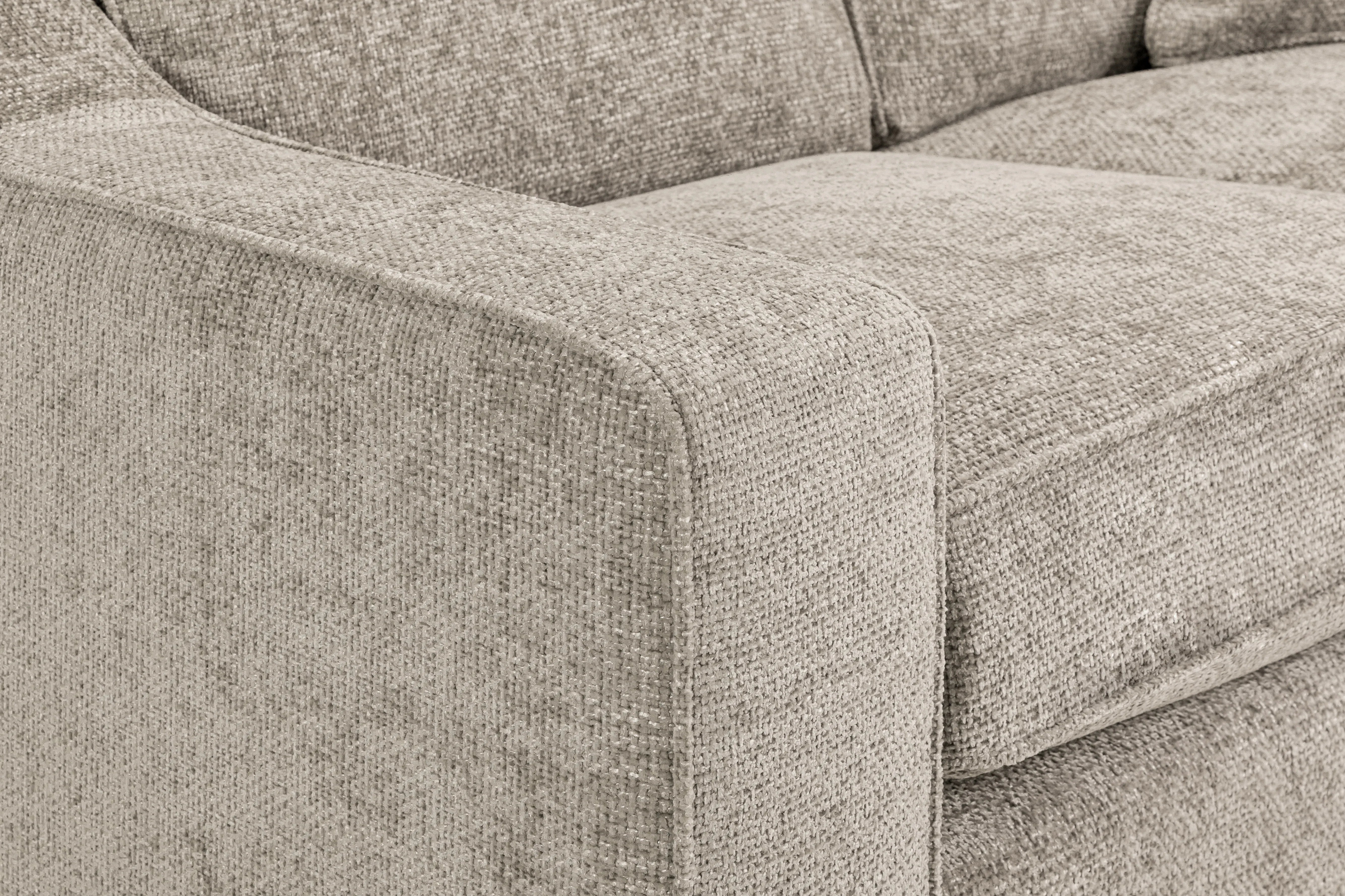 Nebraska Sofa Stone Large Corner