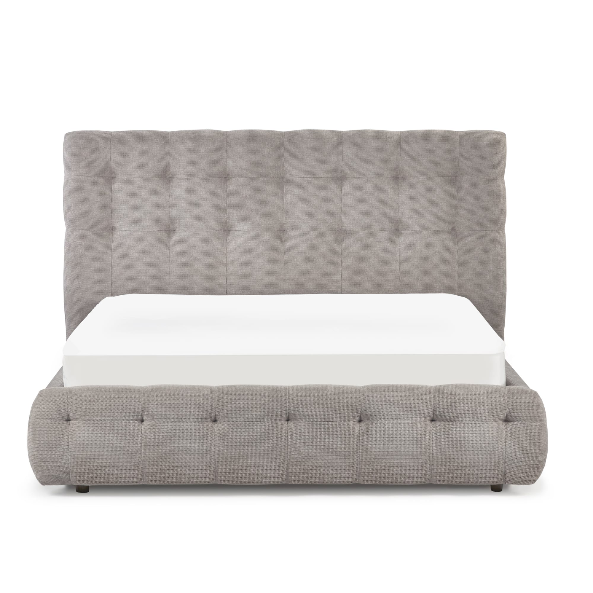 Odette King Bed 150Cm - Light Taupe