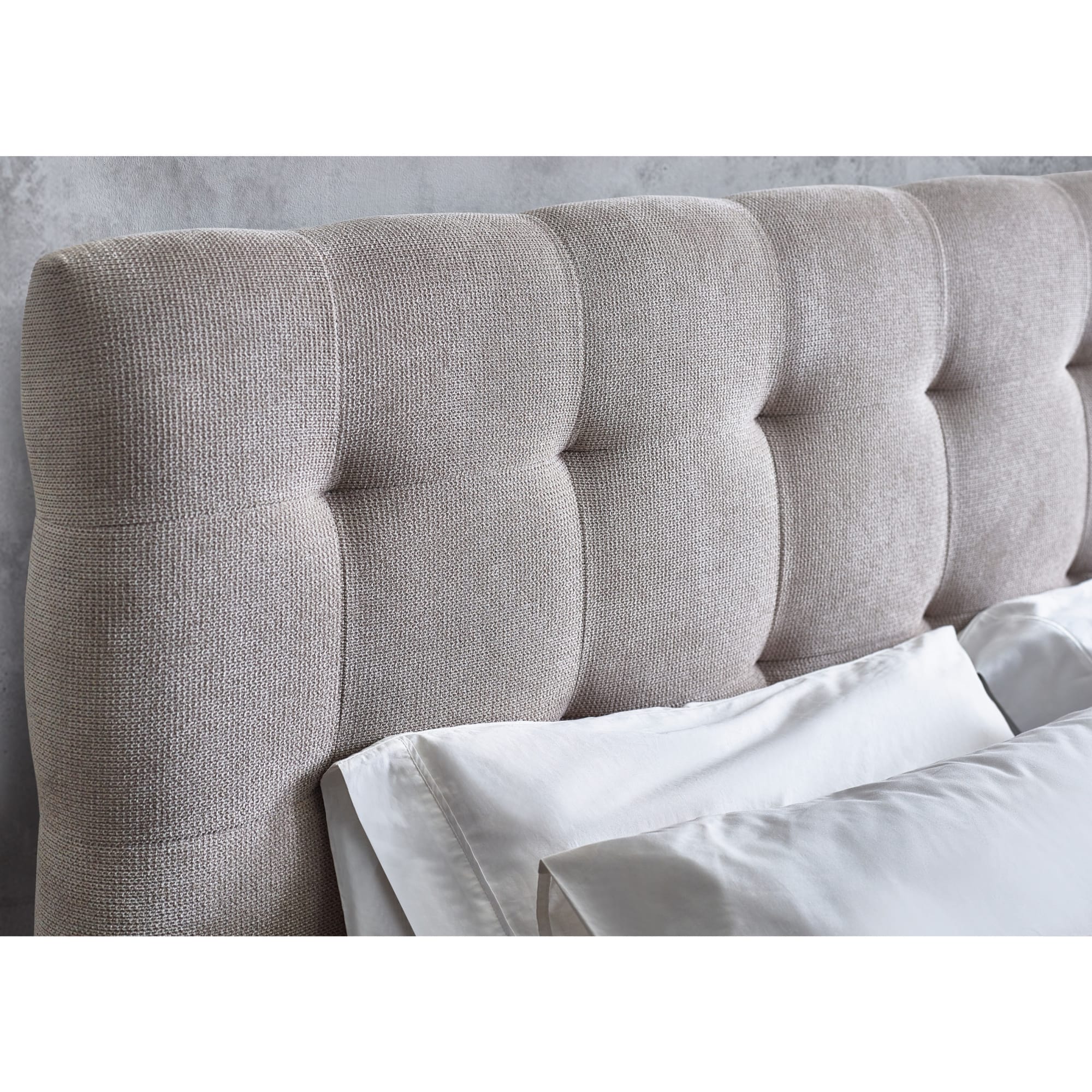 Odette King Bed 150Cm - Light Taupe