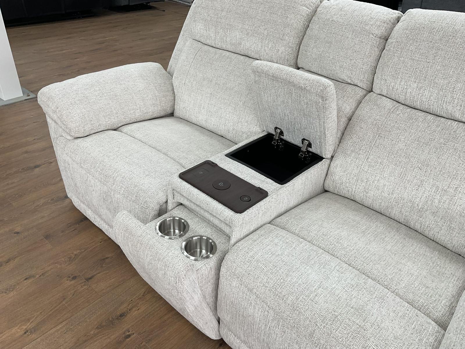 Owen Electric Recliner Sofa Beige 2 Seater