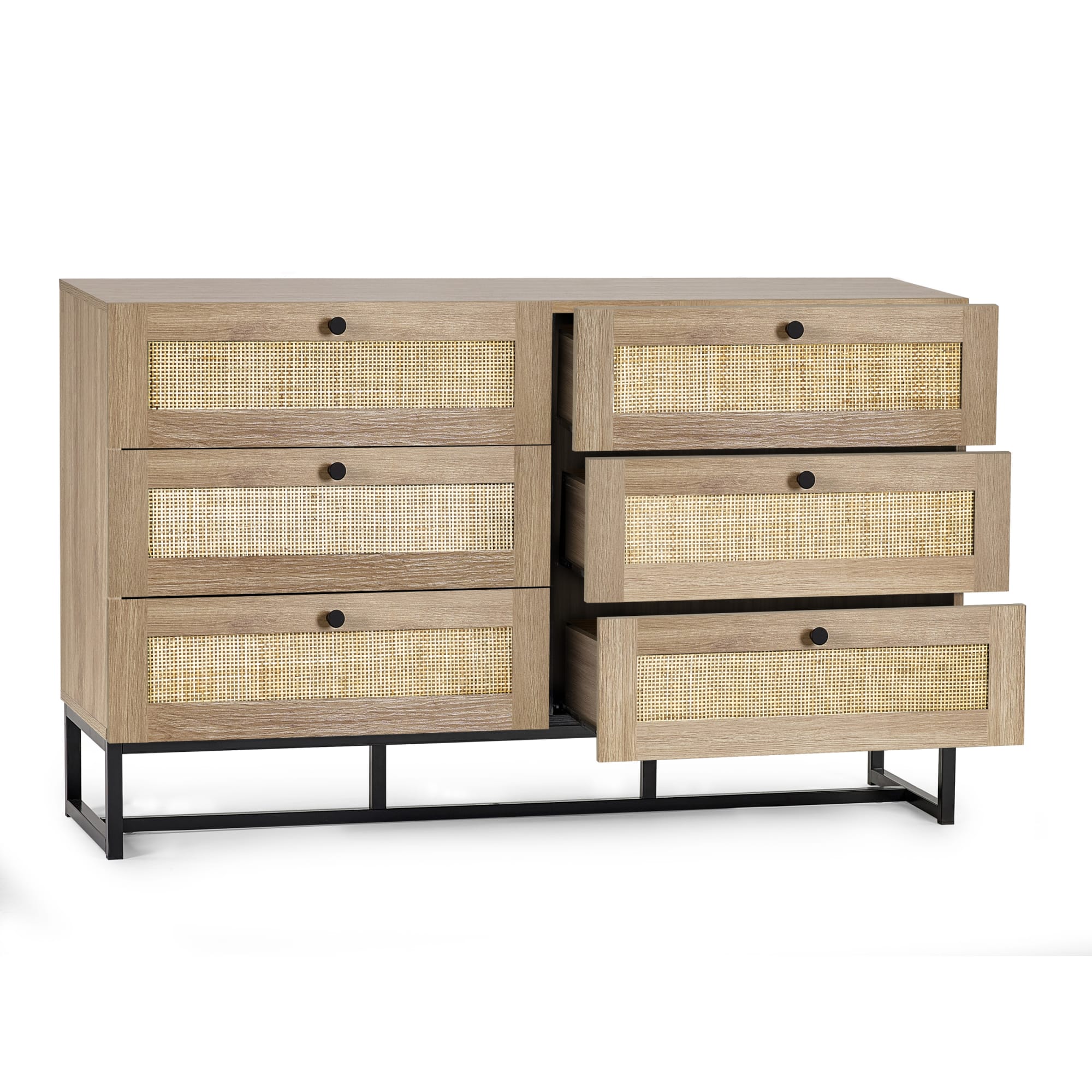 Padstow 6 Drawer Chest - Oak