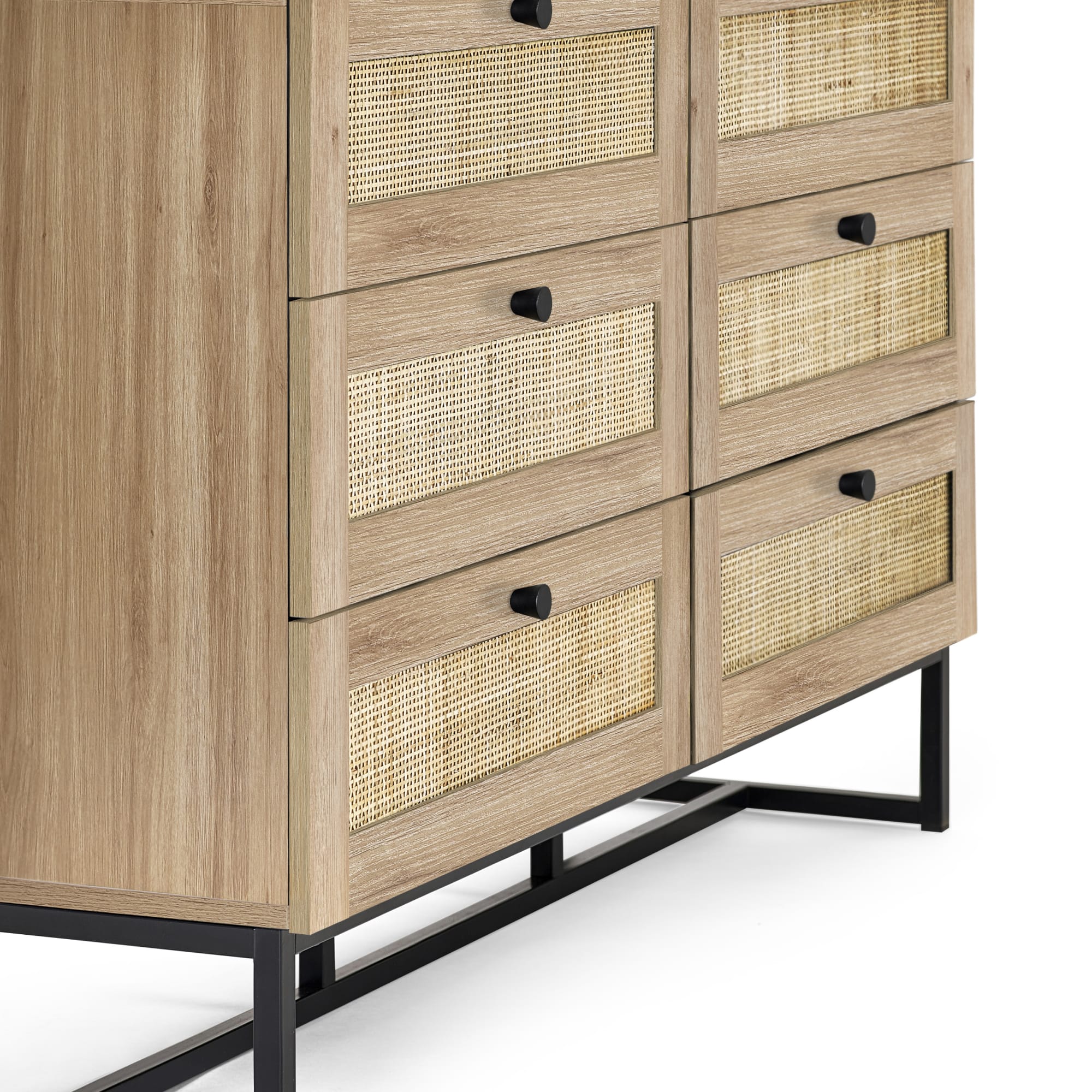Padstow 6 Drawer Chest - Oak