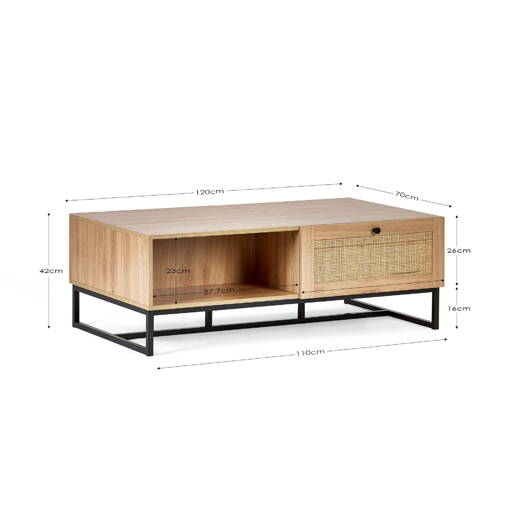 Padstow Coffee Table - Oak
