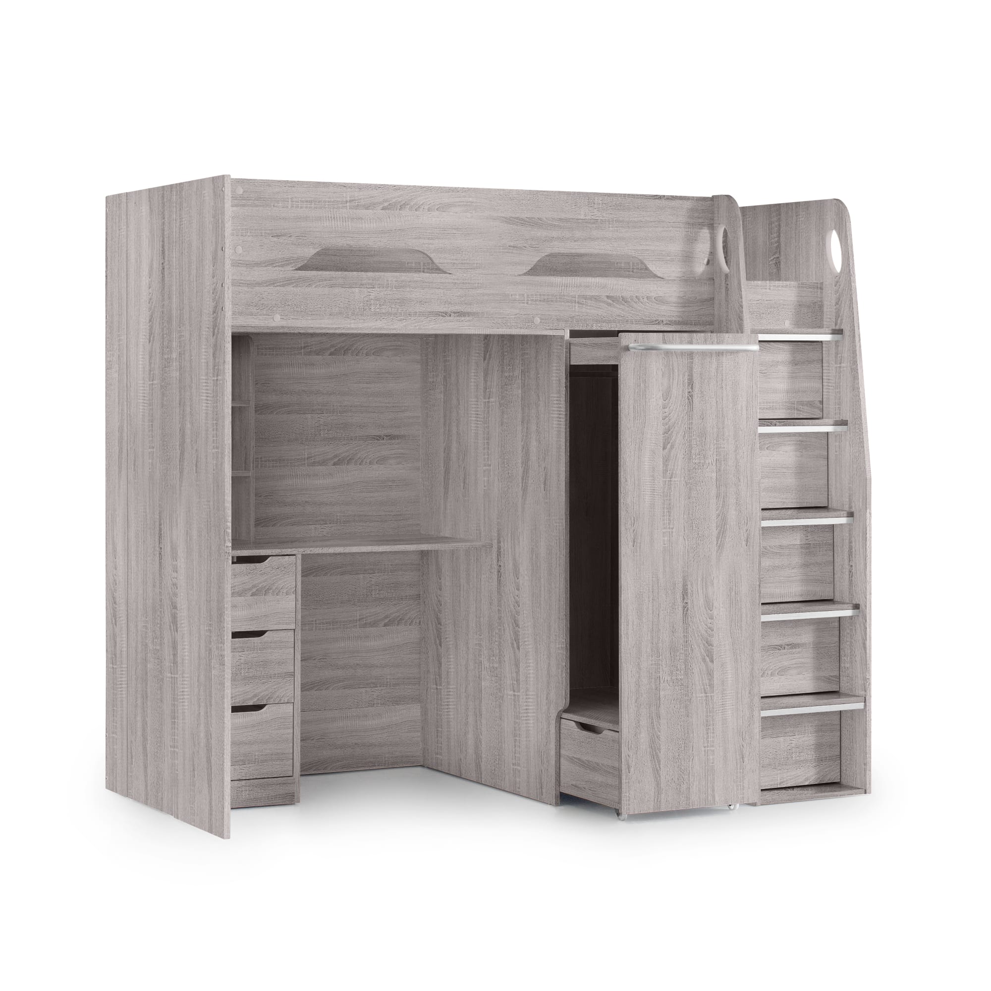 Pegasus Highsleeper Grey Oak