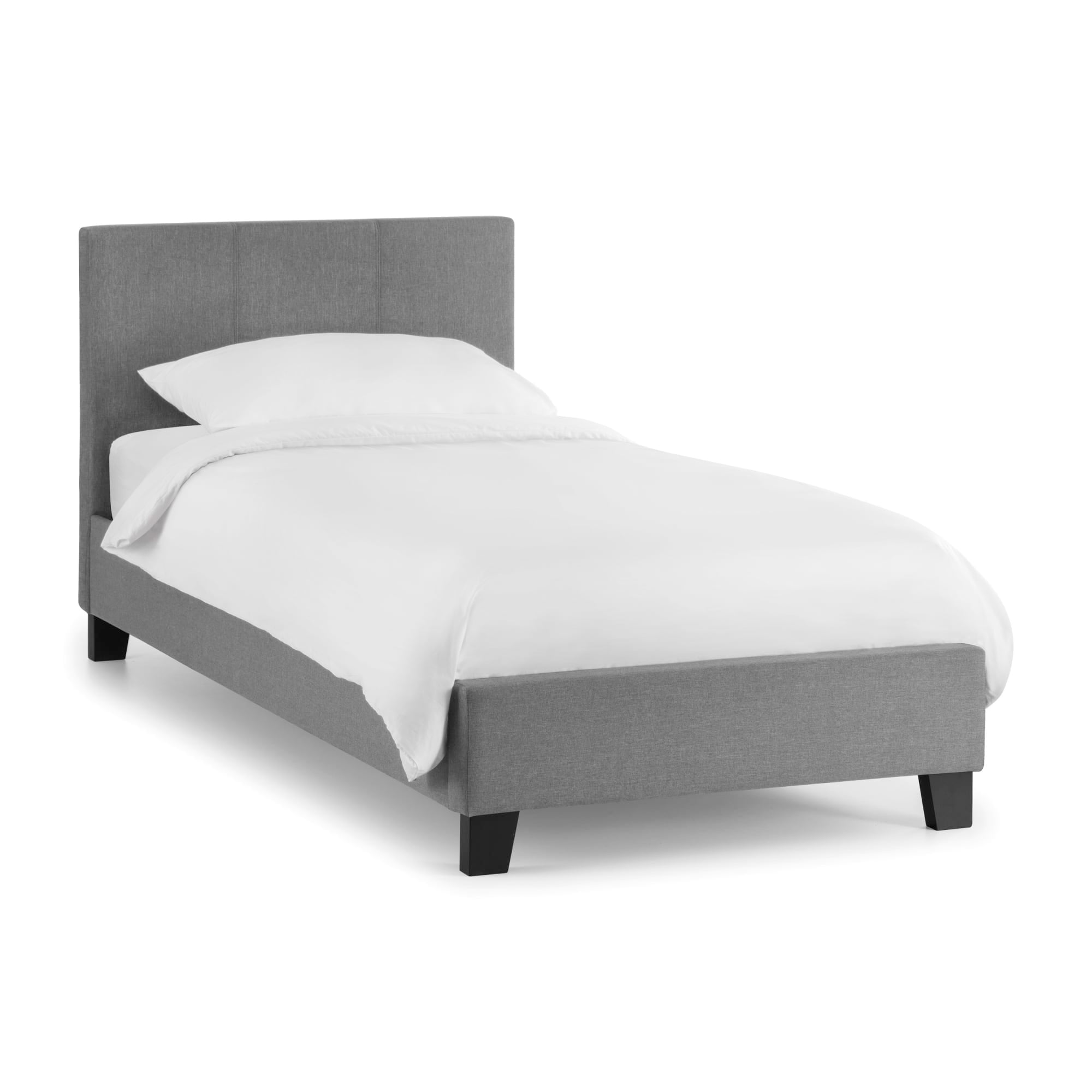 Rialto 90cm Single Bed Light Grey