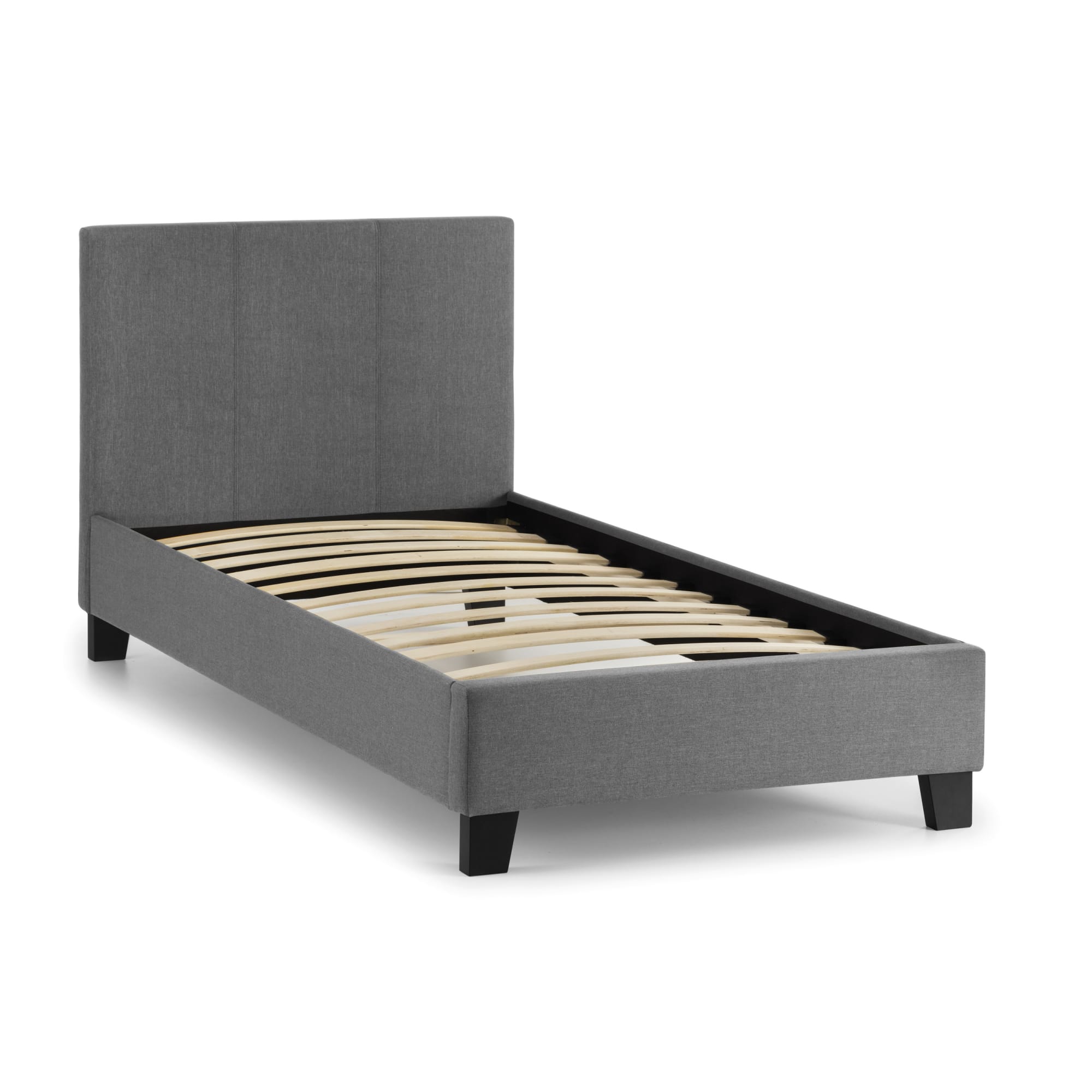 Rialto 90cm Single Bed Light Grey