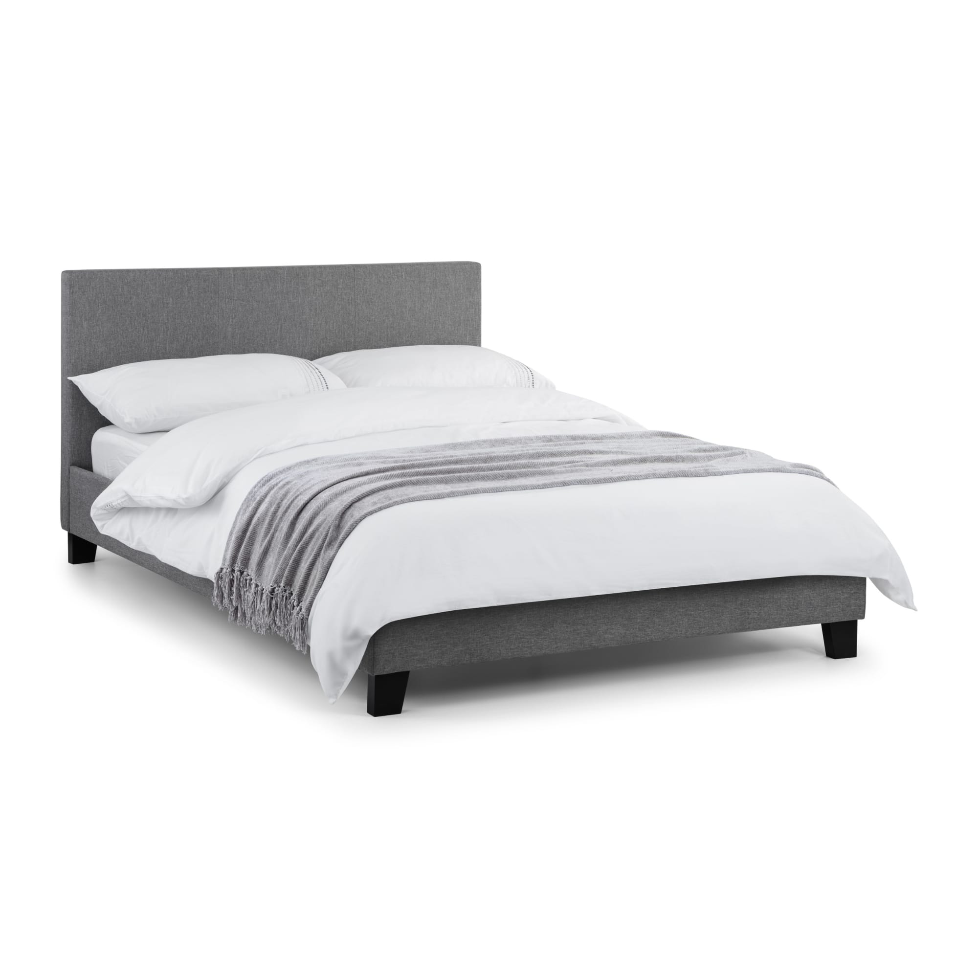 Rialto 150cm King Bed Light Grey