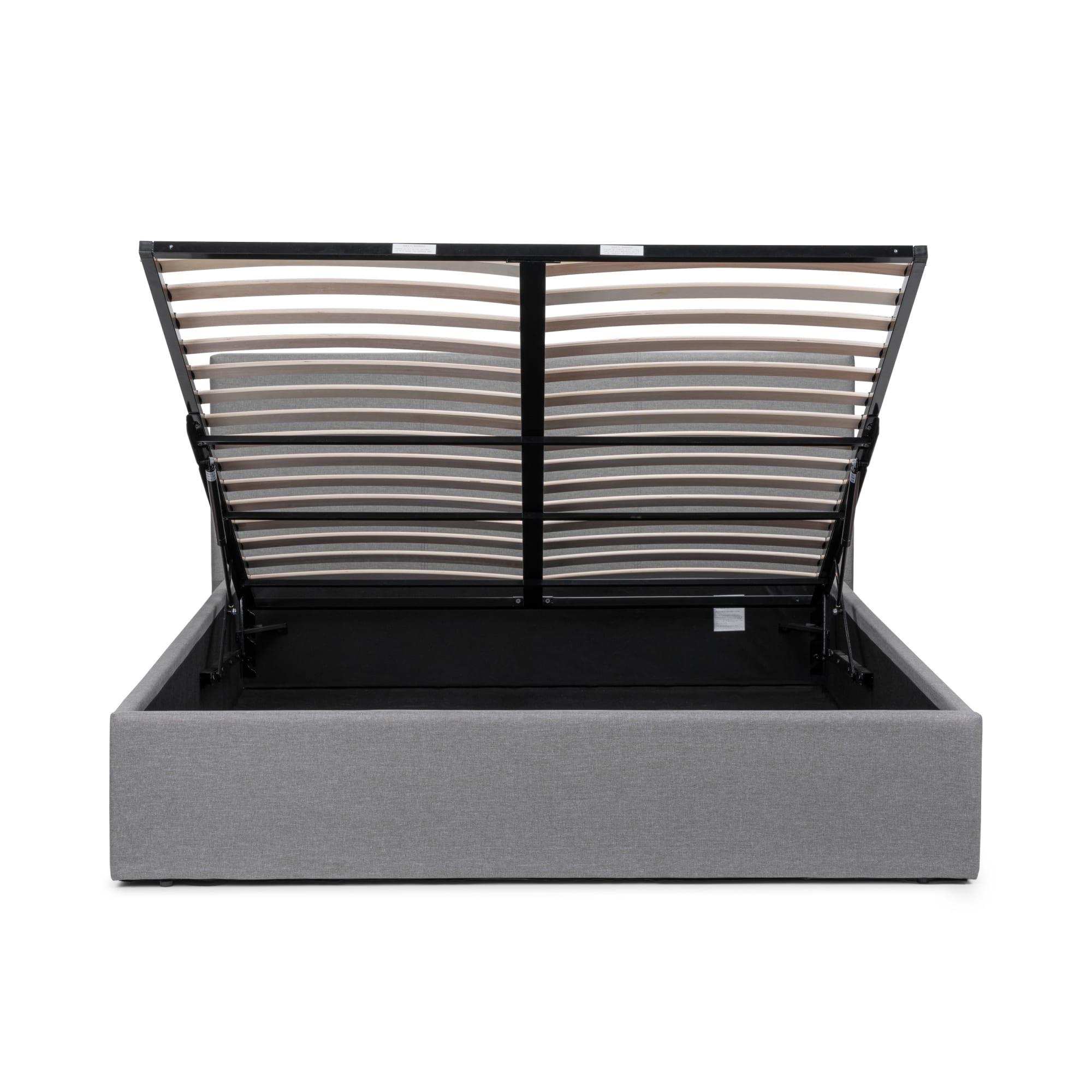 Rialto Ottoman Storage 150cm King Bed Light Grey