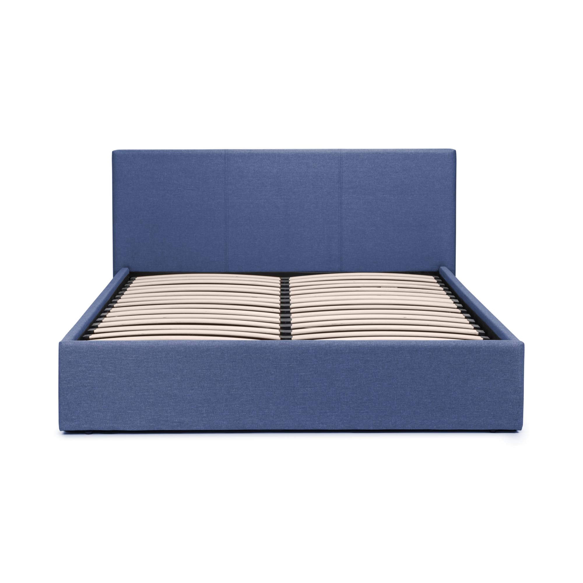 Rialto Ottoman Storage 135cm Double Bed Dark Blue